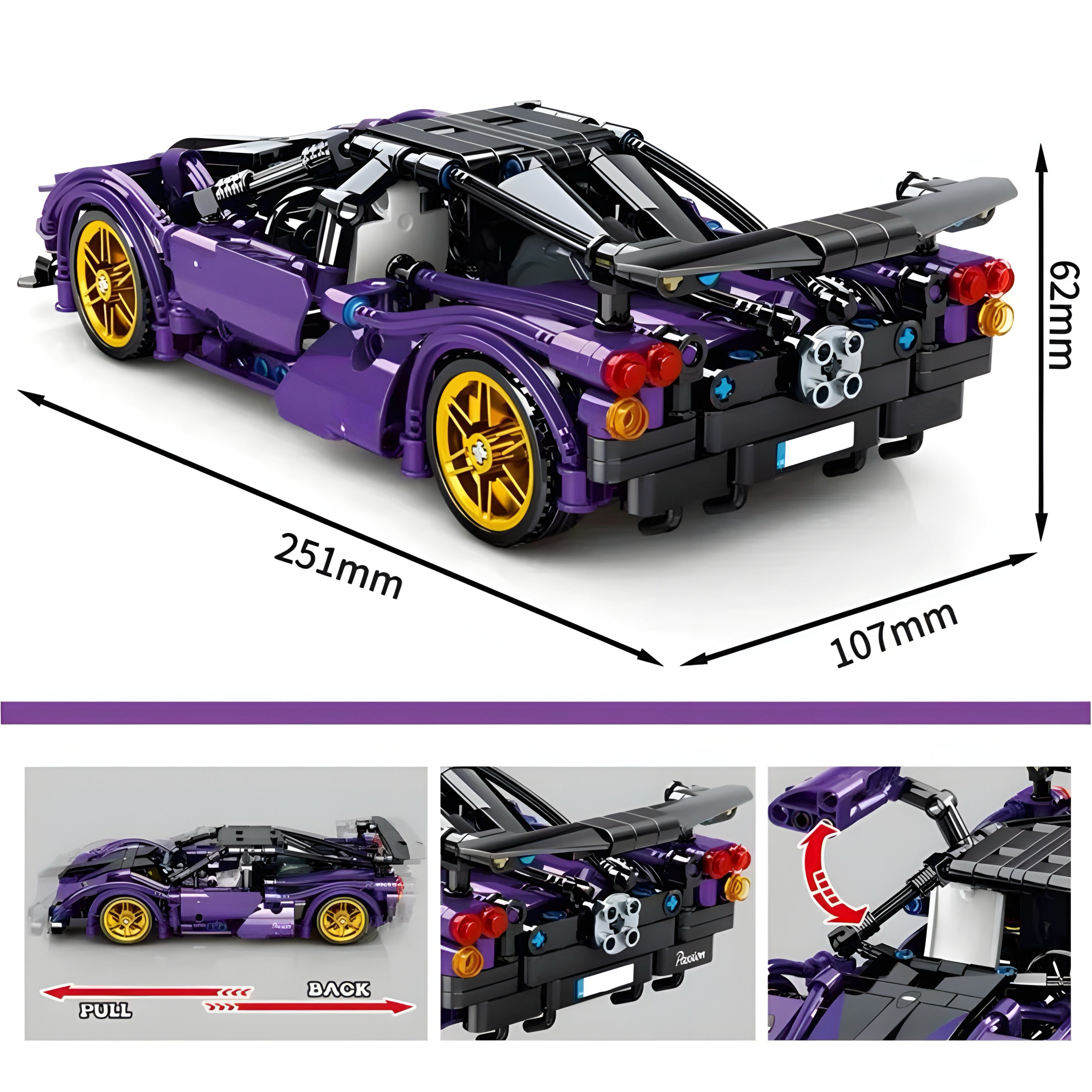 Italian Hypercar | 466pcs | Block World