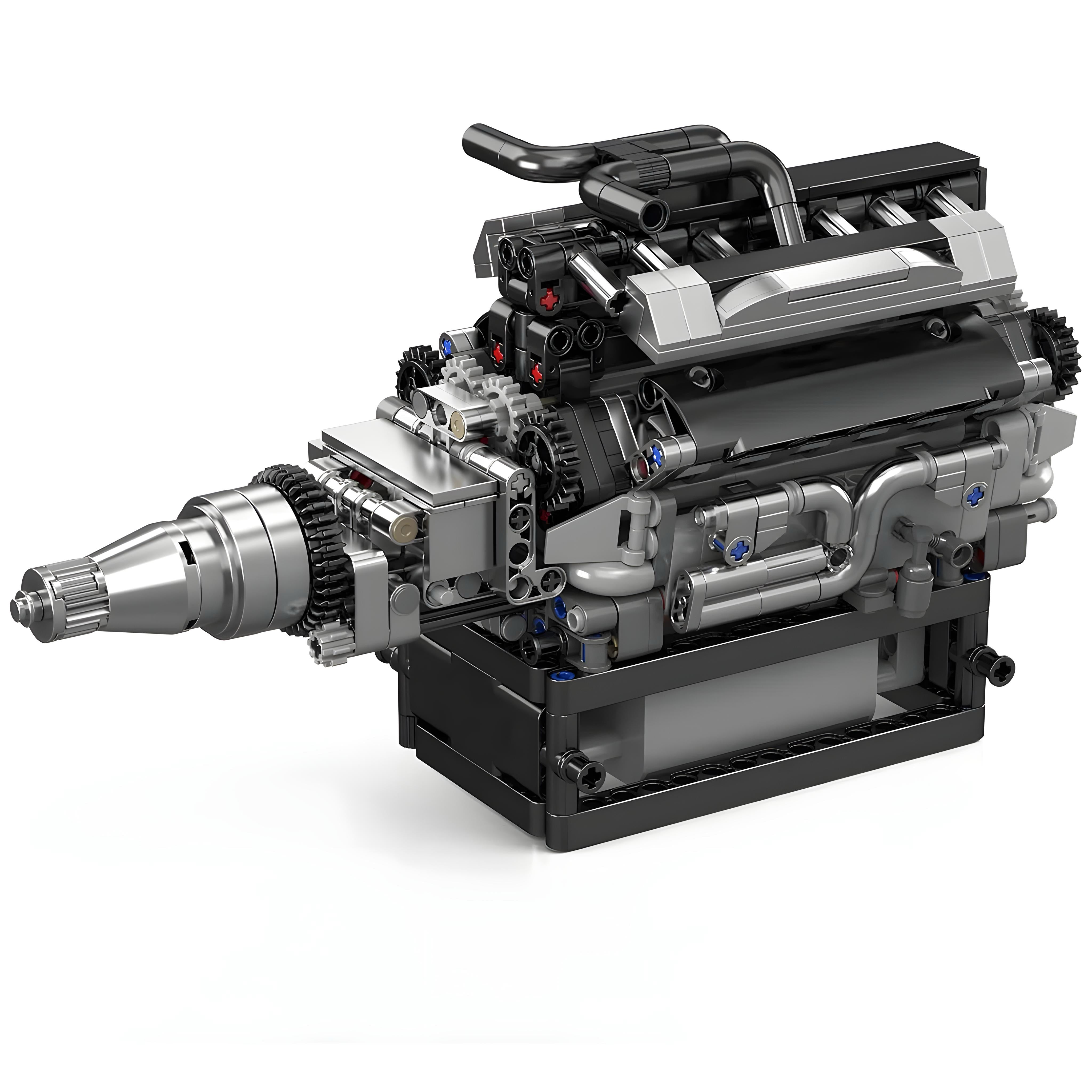 Motorised British Luxury V12 Engine | 734pcs