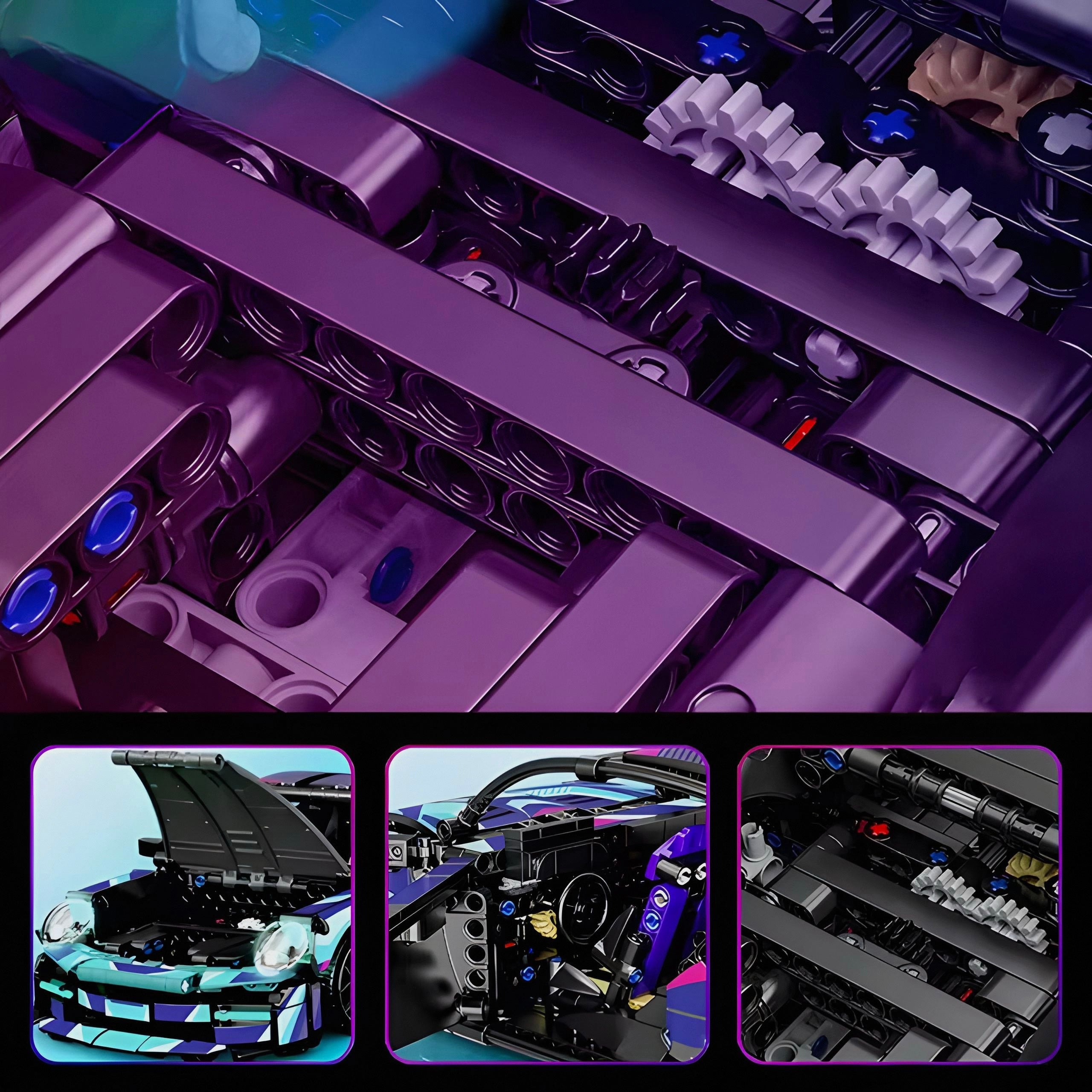 Cyber Edition 911 RSR | 1115pcs | Block World