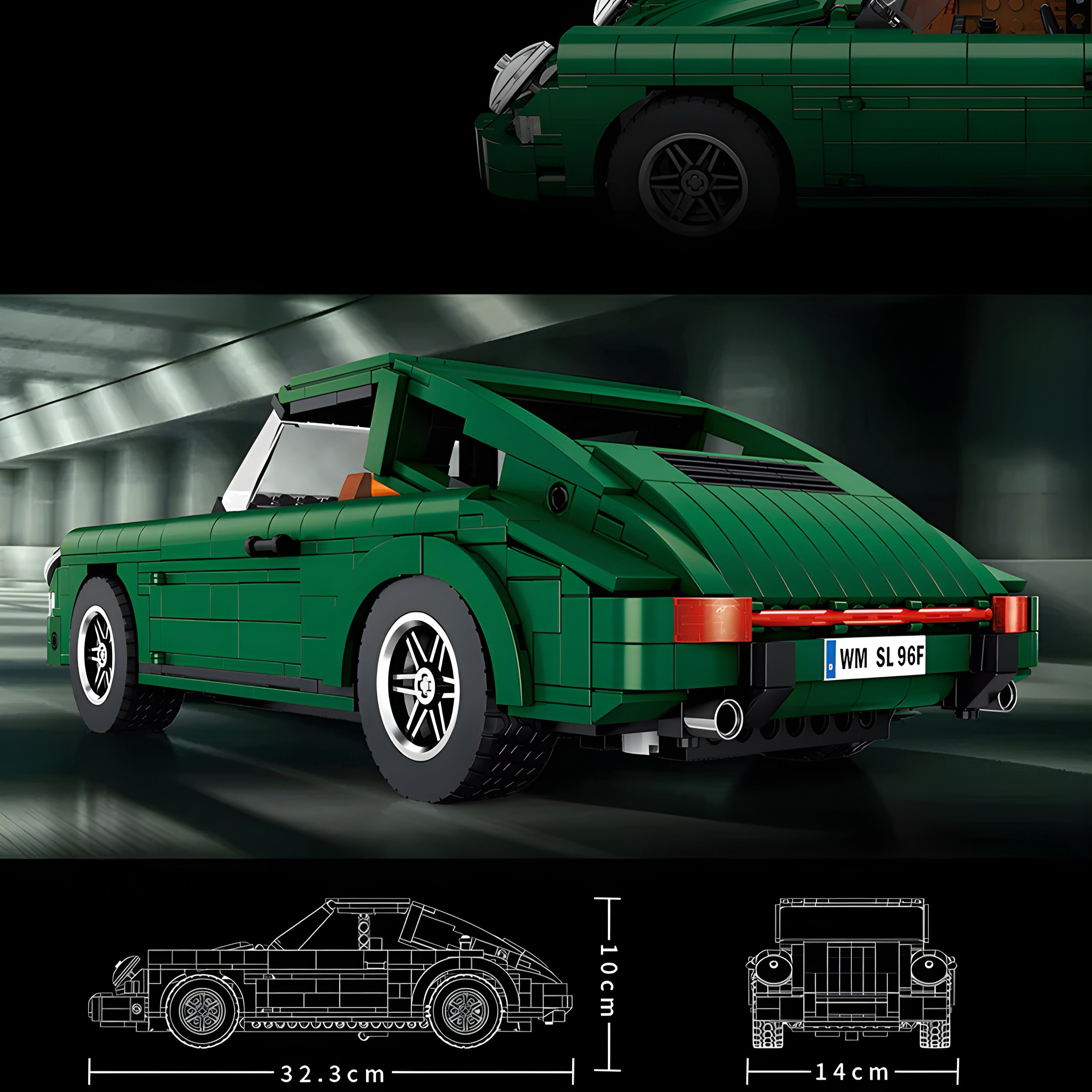 Classic German Coupe | 896pcs | Block World