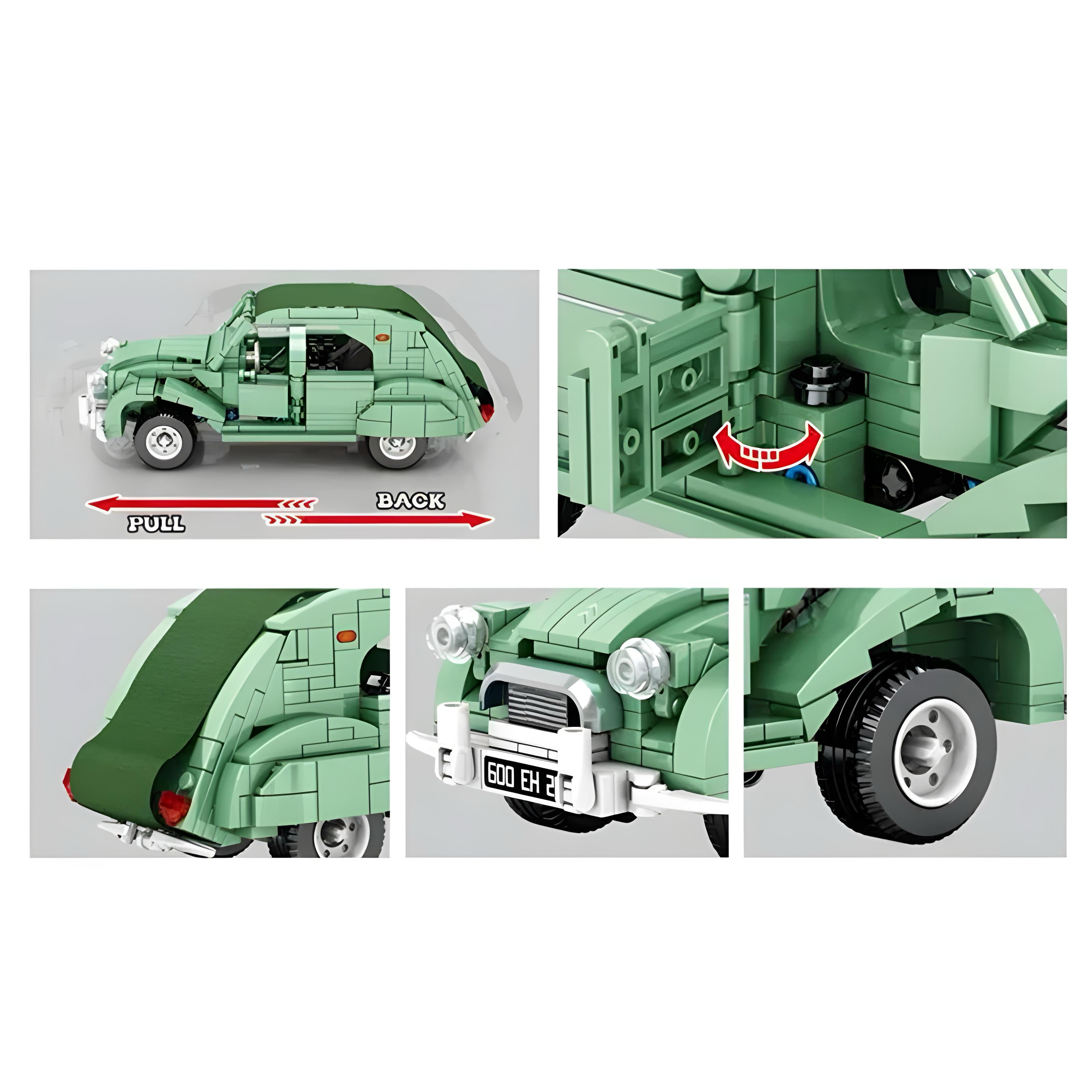 2CV Classic Car | 462pcs | Block World