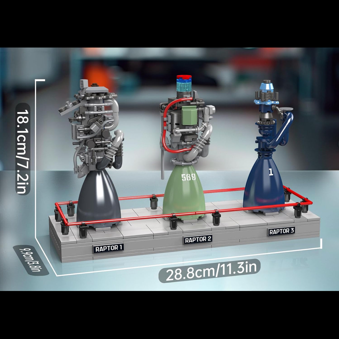 Methalox Rocket Engine Showcase | 496pcs