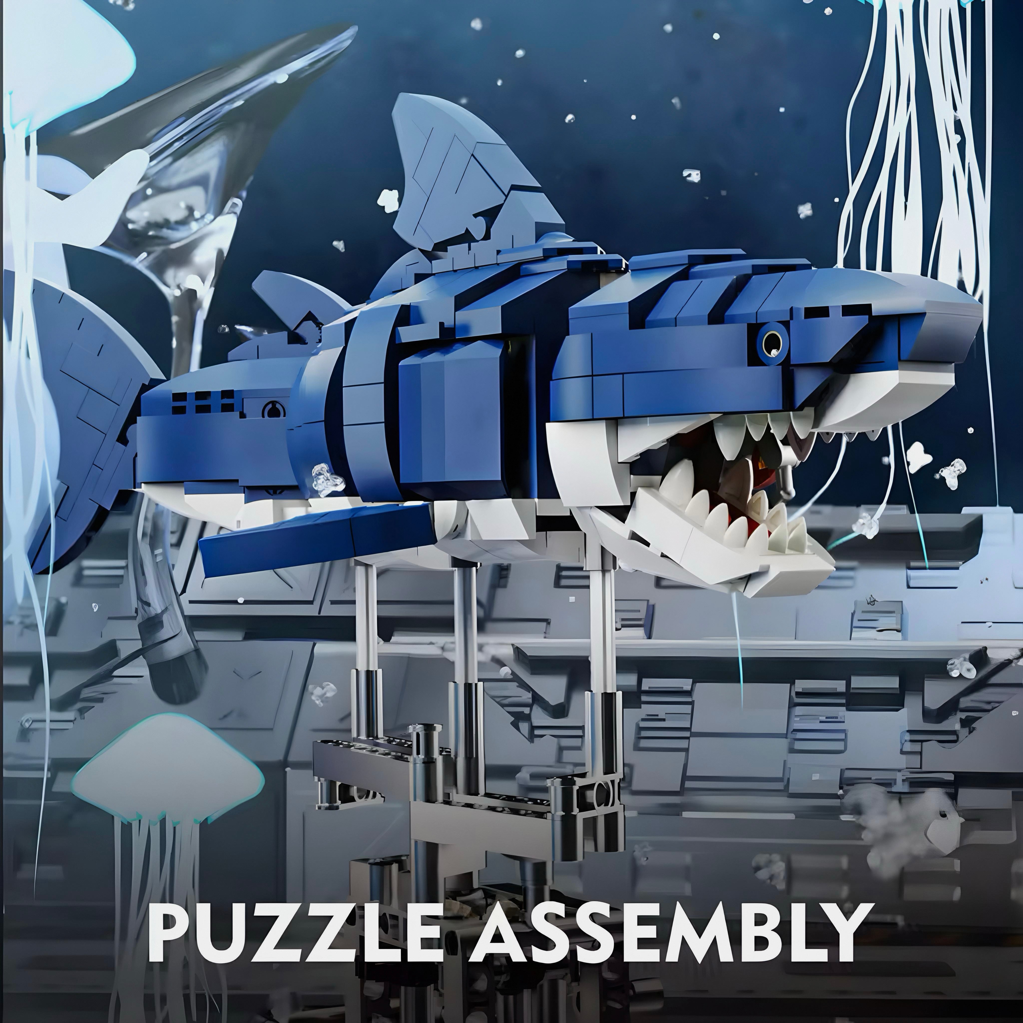 Mechanical Shark | 692pcs