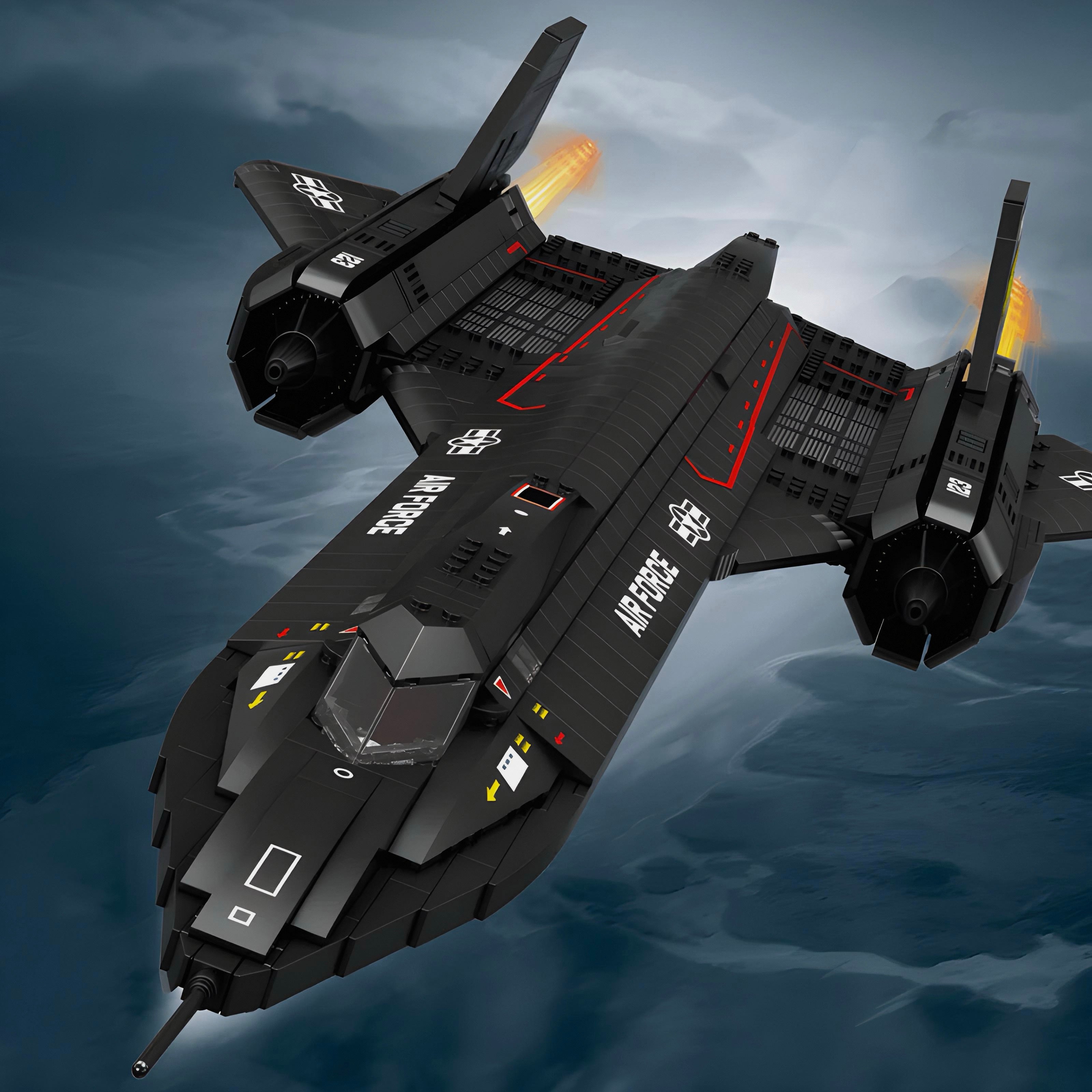 Sr-71 Blackbird | 1776pcs