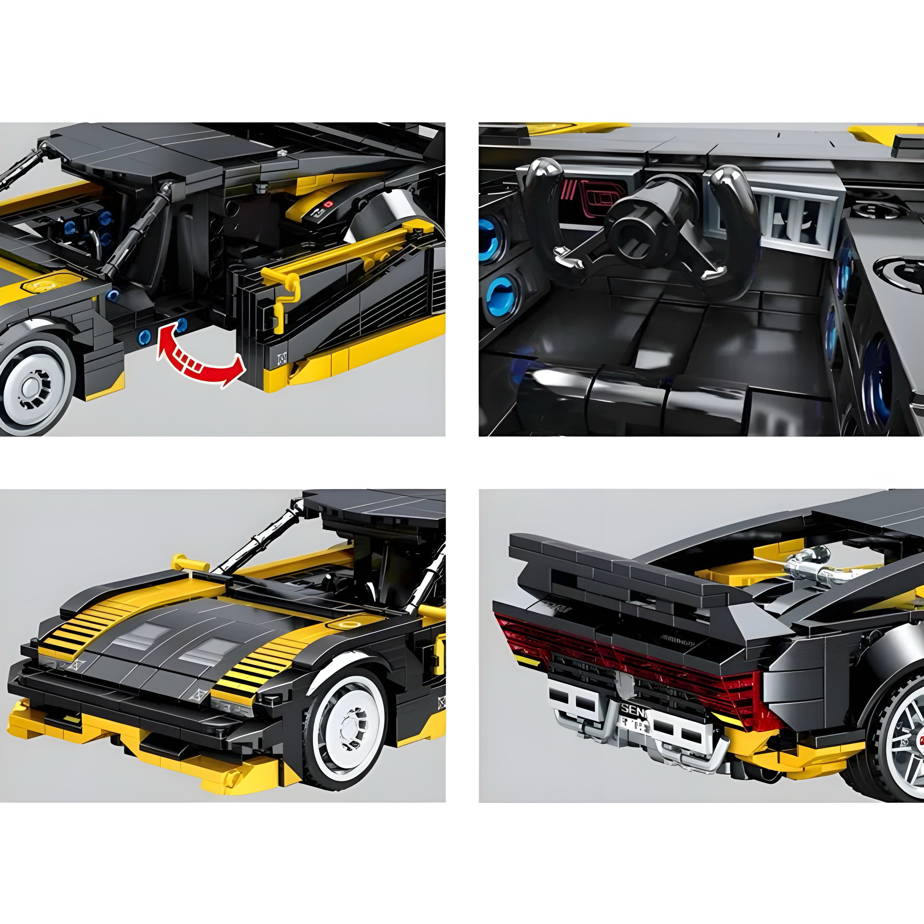 2077 Cybercar | 874pcs | Block World