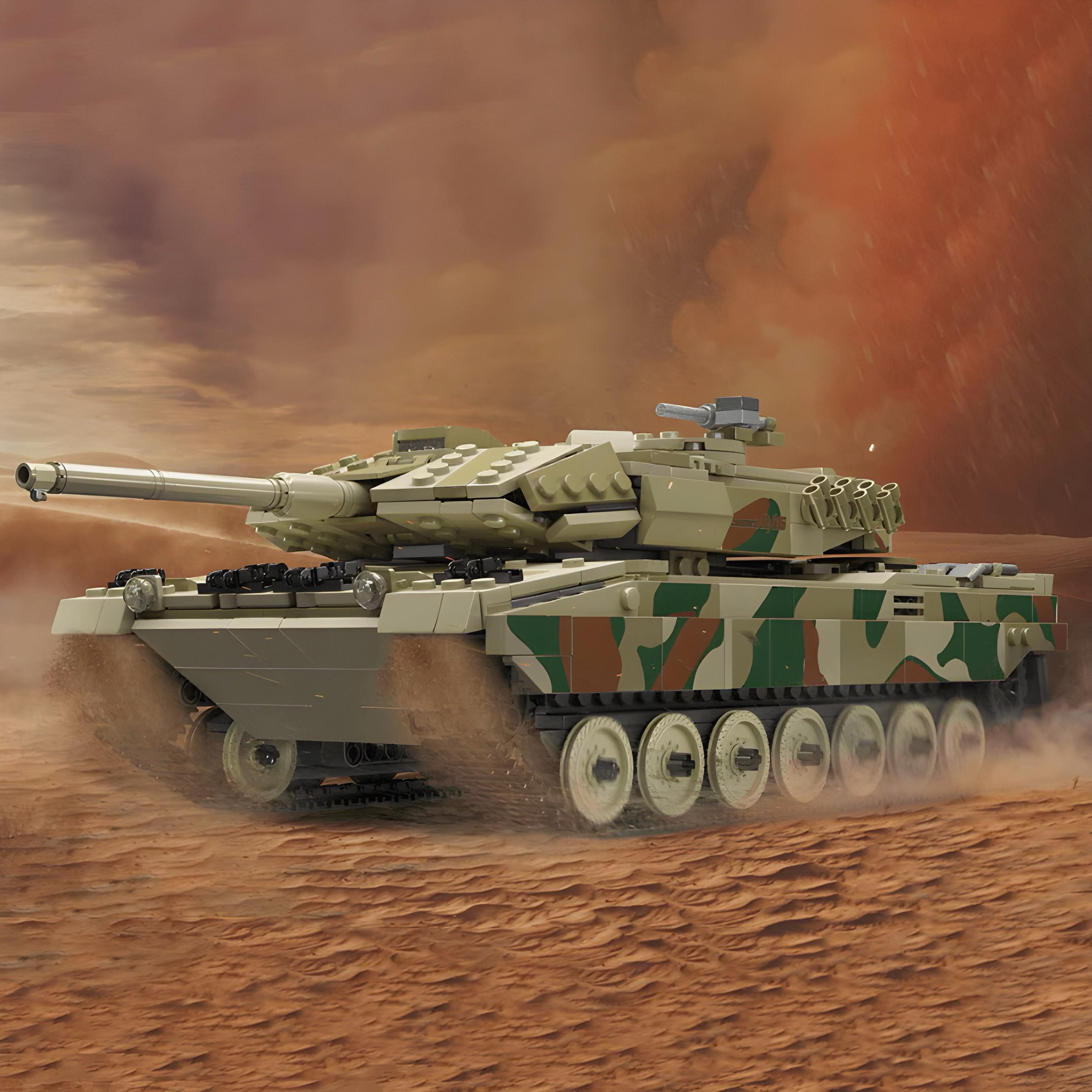 Remote Controlled Leopard Tank | 1092pcs