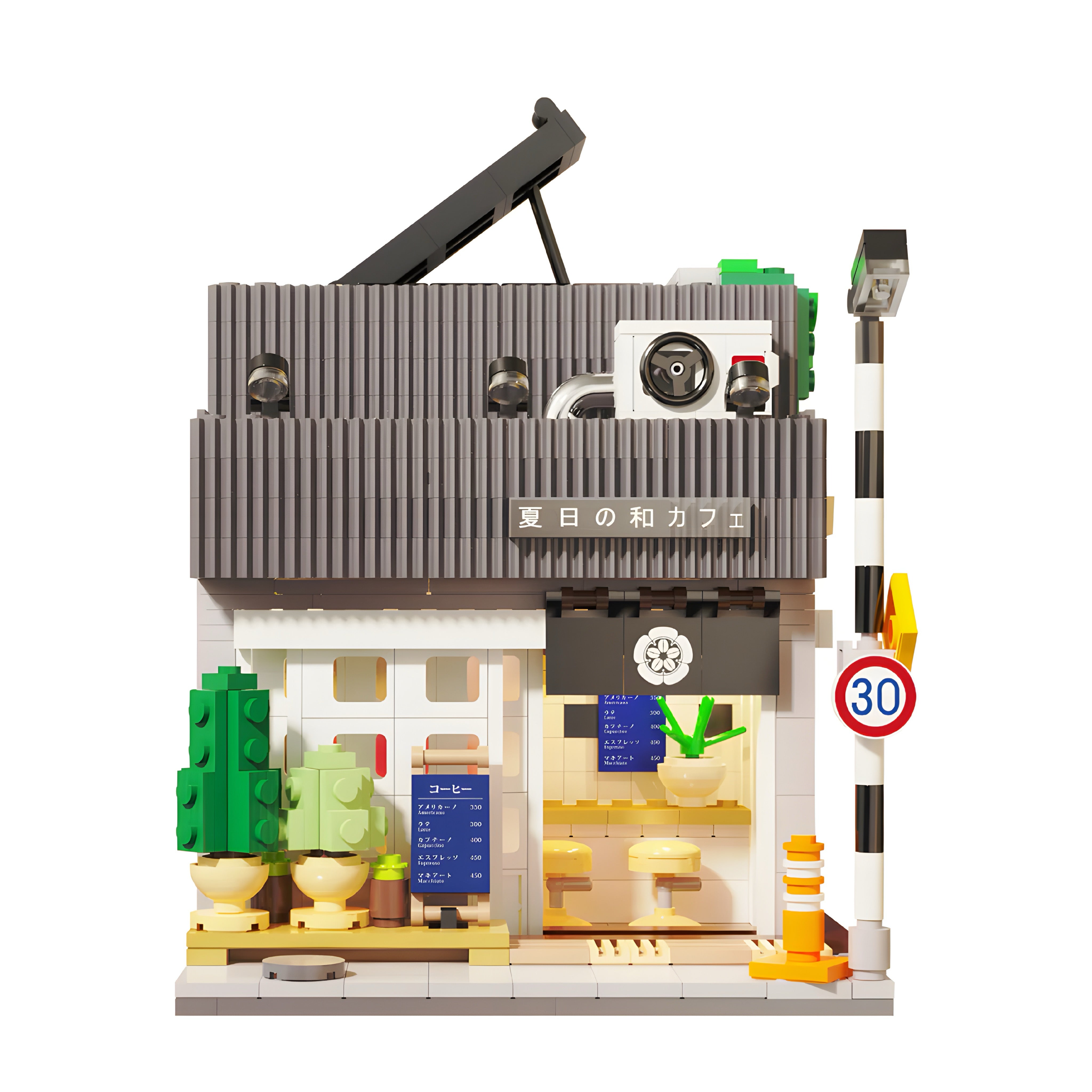 Japanese Summer Coffee House | 1118pcs | Block World