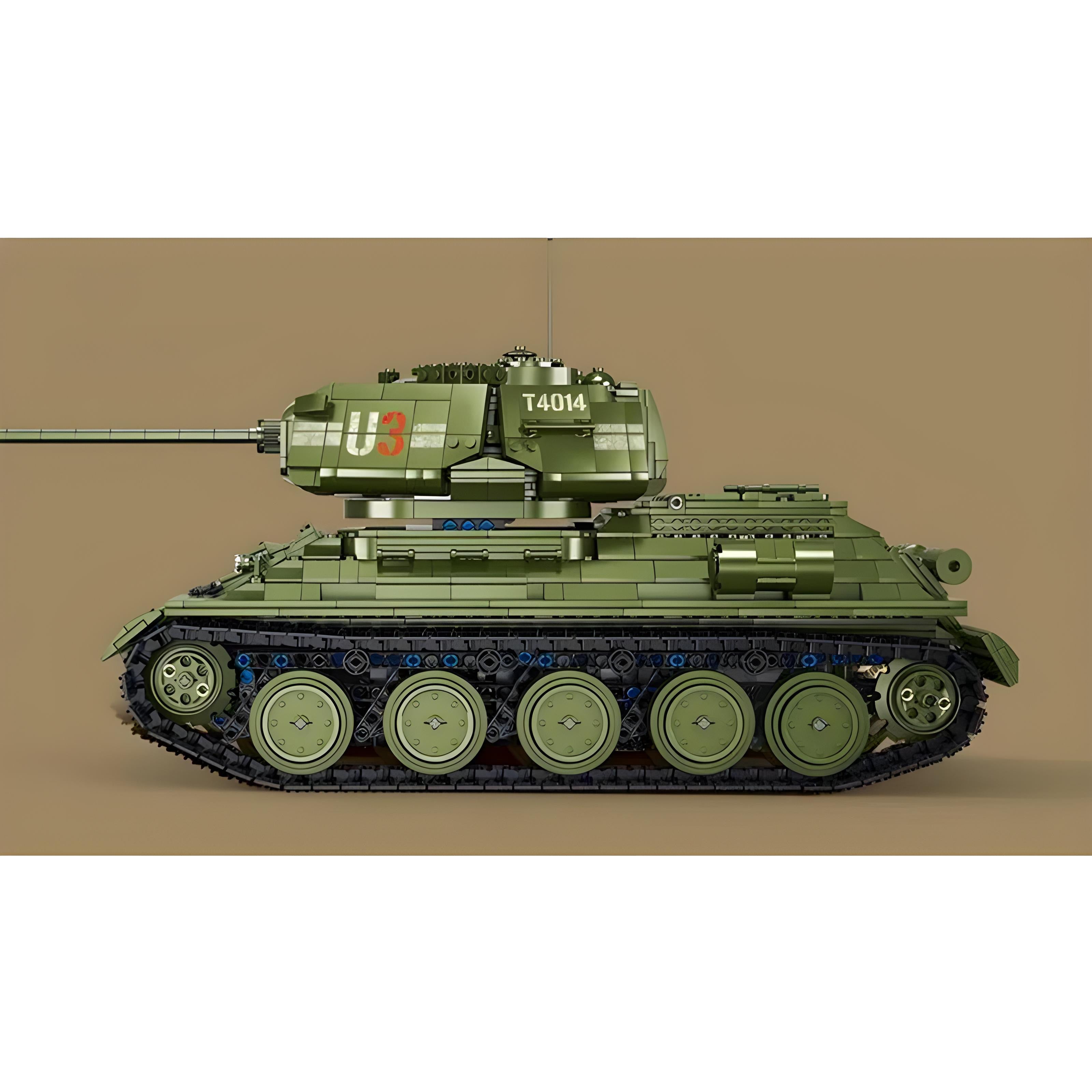 Remote Controlled T34 Tank | 2052pcs