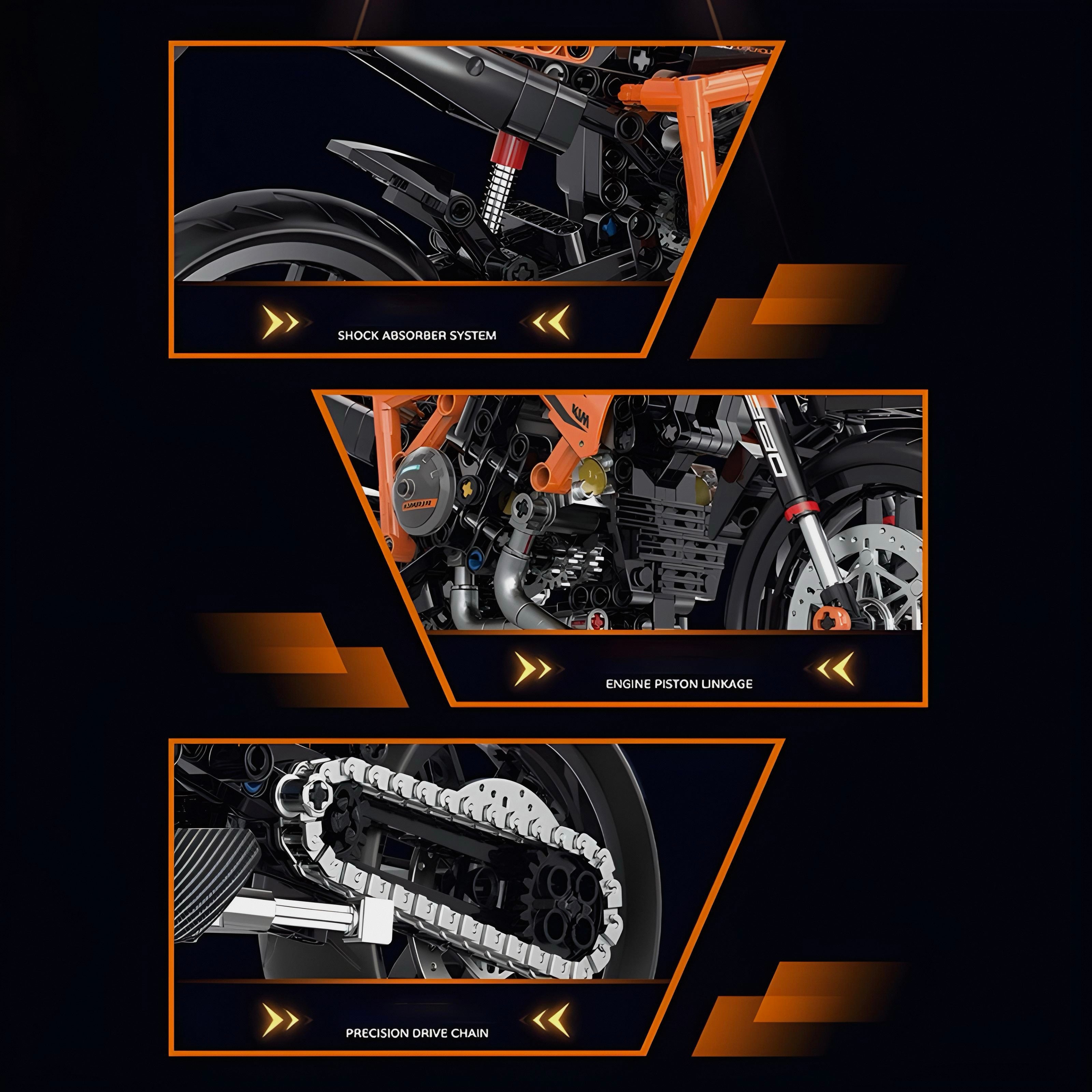 1290 Super Duke R | 580pcs | Block World
