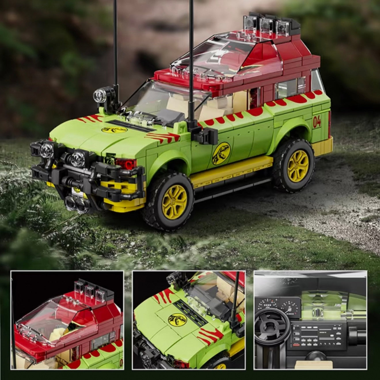 Classic Safari Off-roaders Bundle | 1632pcs