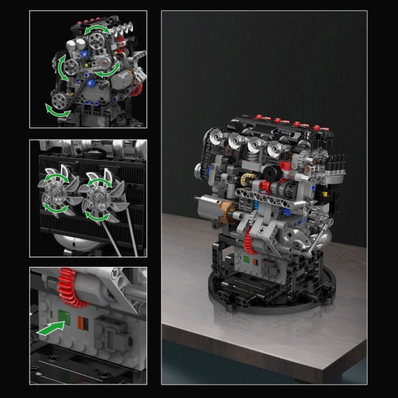 JDM VVT Performance Engine | 772pcs | Block World