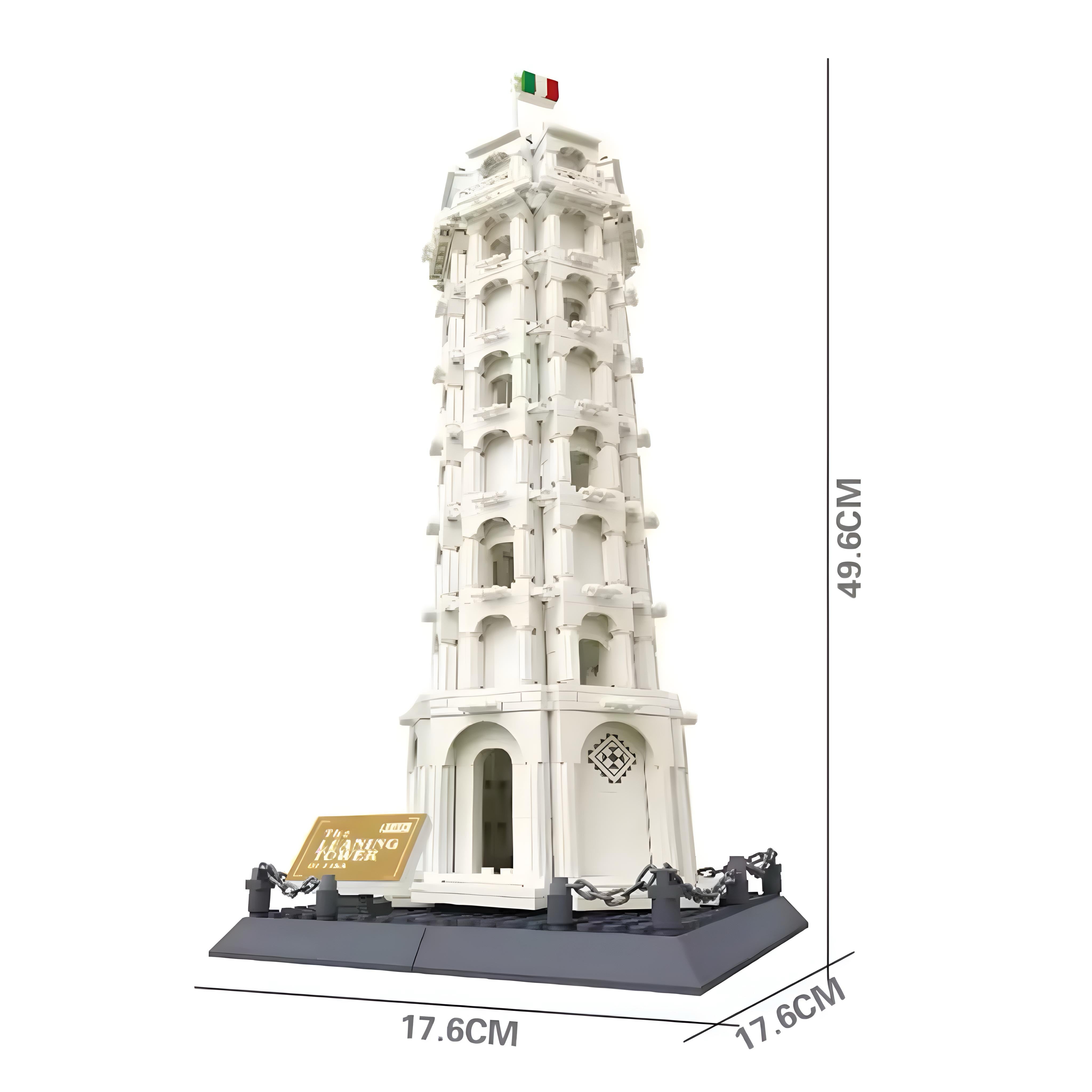Leaning Tower of Pisa | 1390pcs | Block World