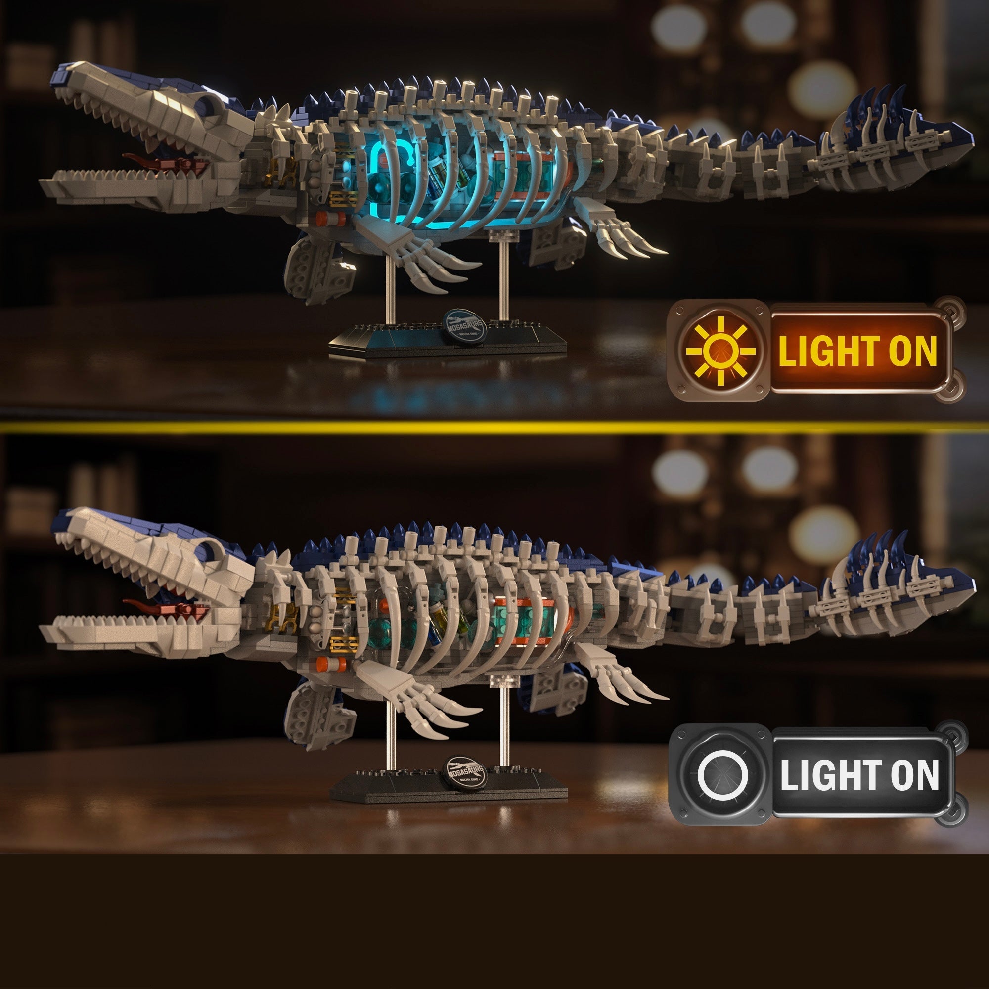 Cyber Mosasaurus | 1028pcs | Block World