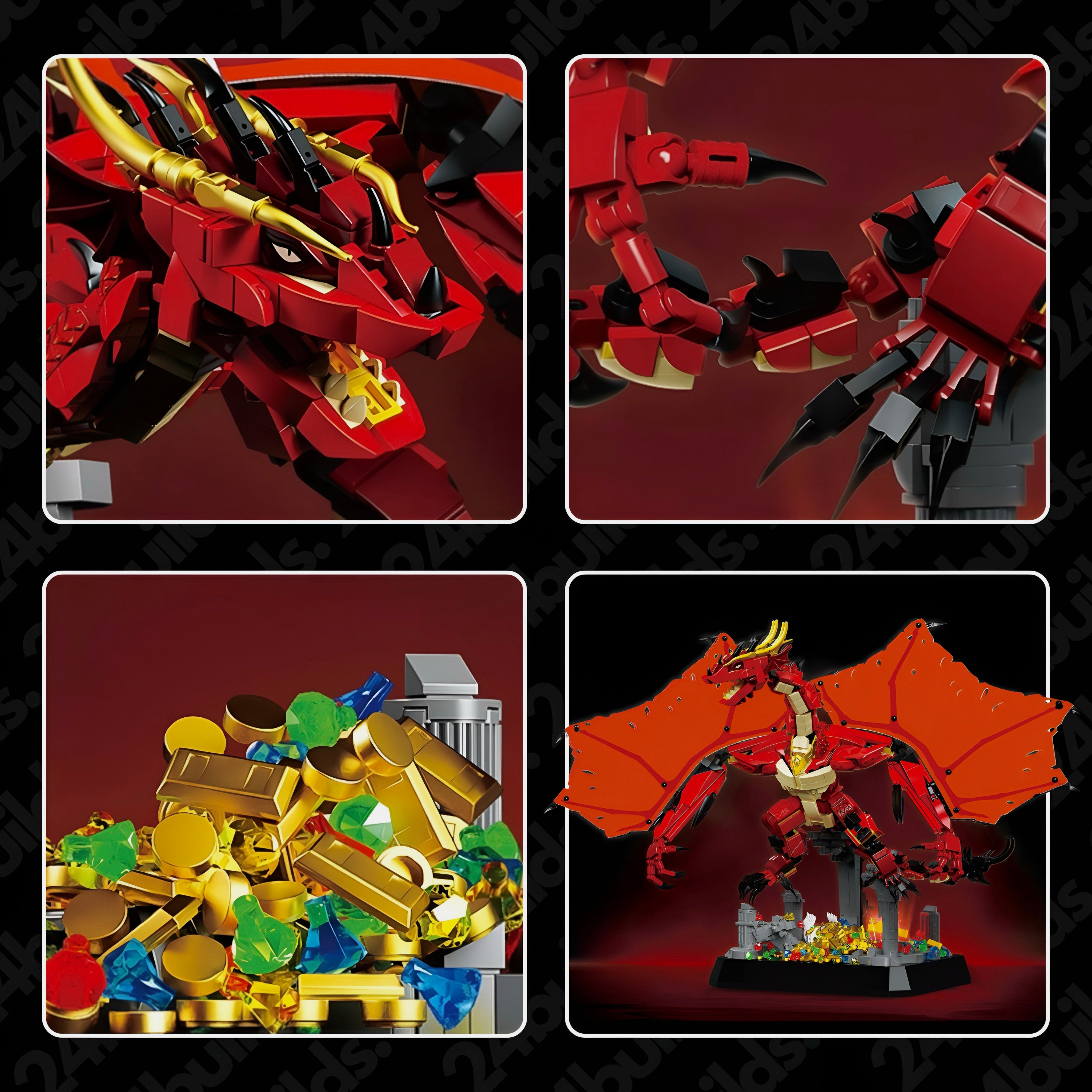 Inferno Dragon | 1738pcs | Block World
