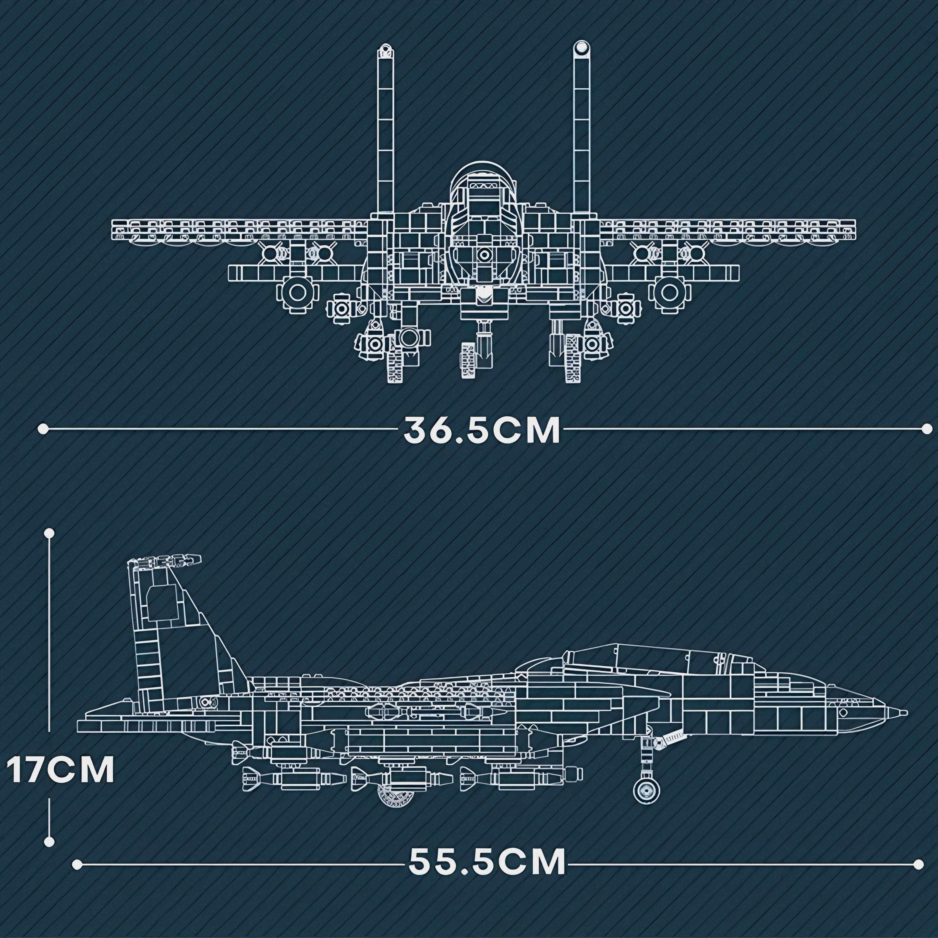 F-15 Strike Eagle | 2216pcs