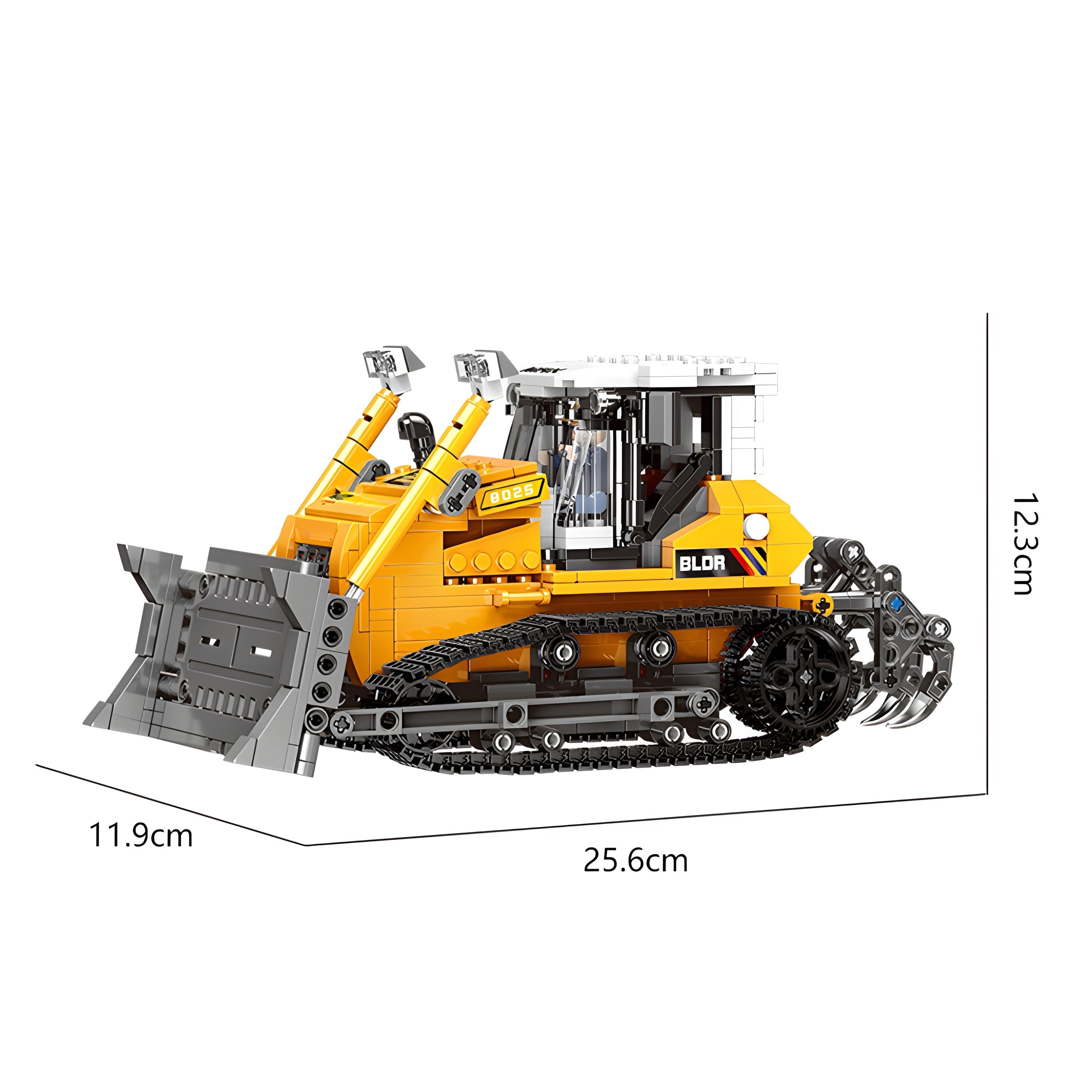 Bulldozer | 704pcs | Block World