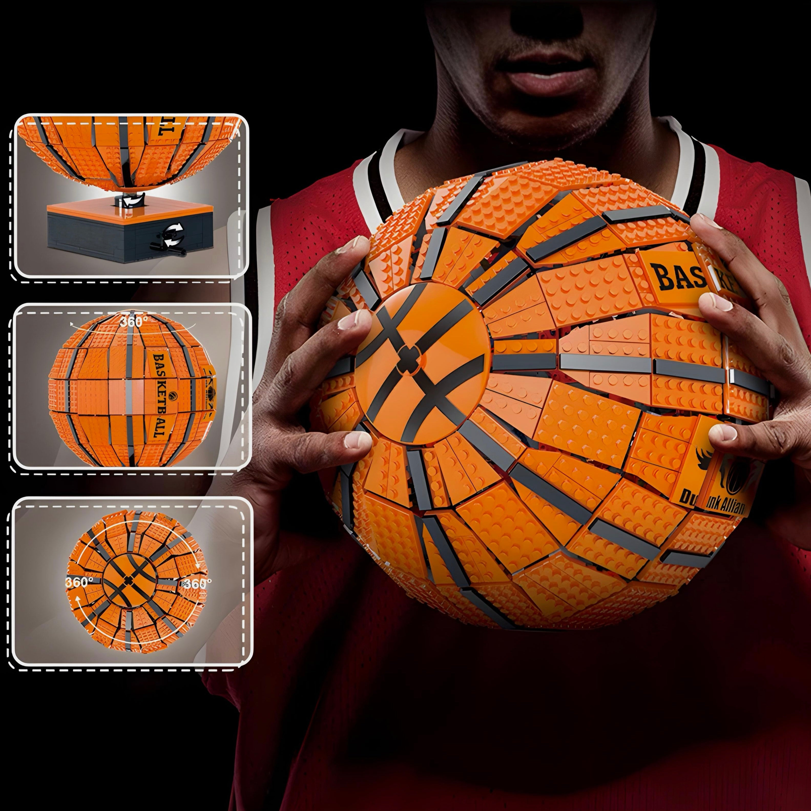 1:1 Scale Basketball | 2220pcs | Block World