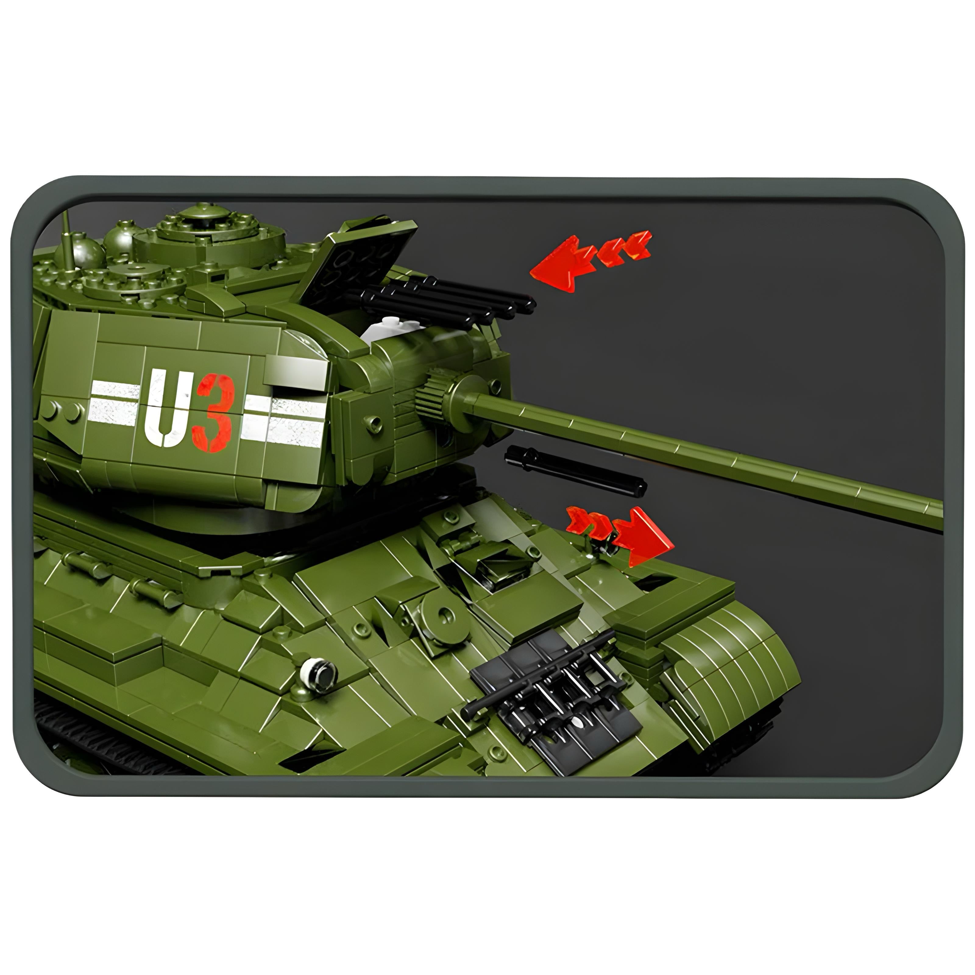 Remote Controlled T34 Tank | 2052pcs
