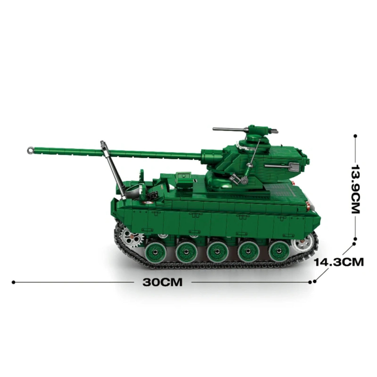 AMX-13 Light Tank | 1038pcs | Block World