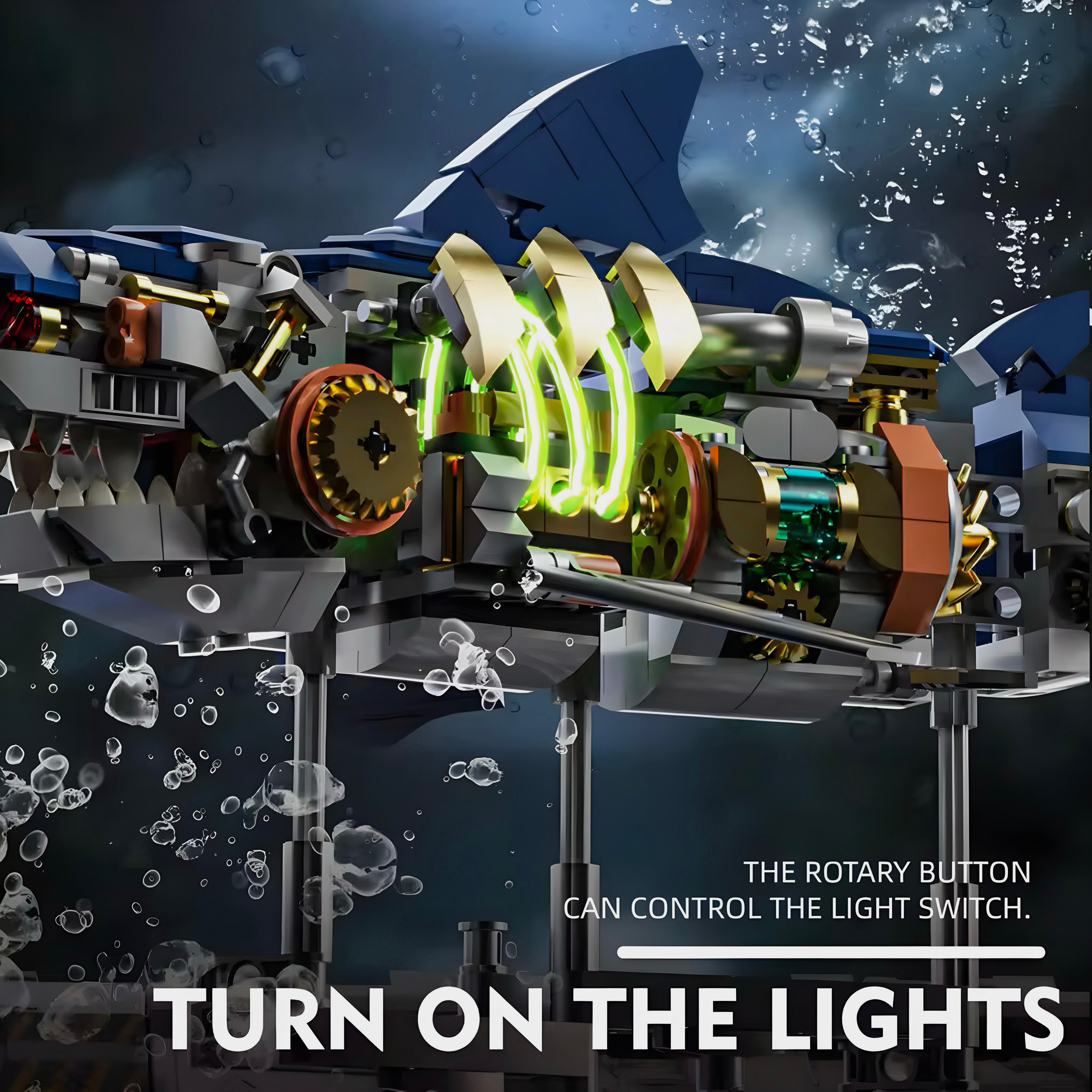 Mechanical Shark | 692pcs