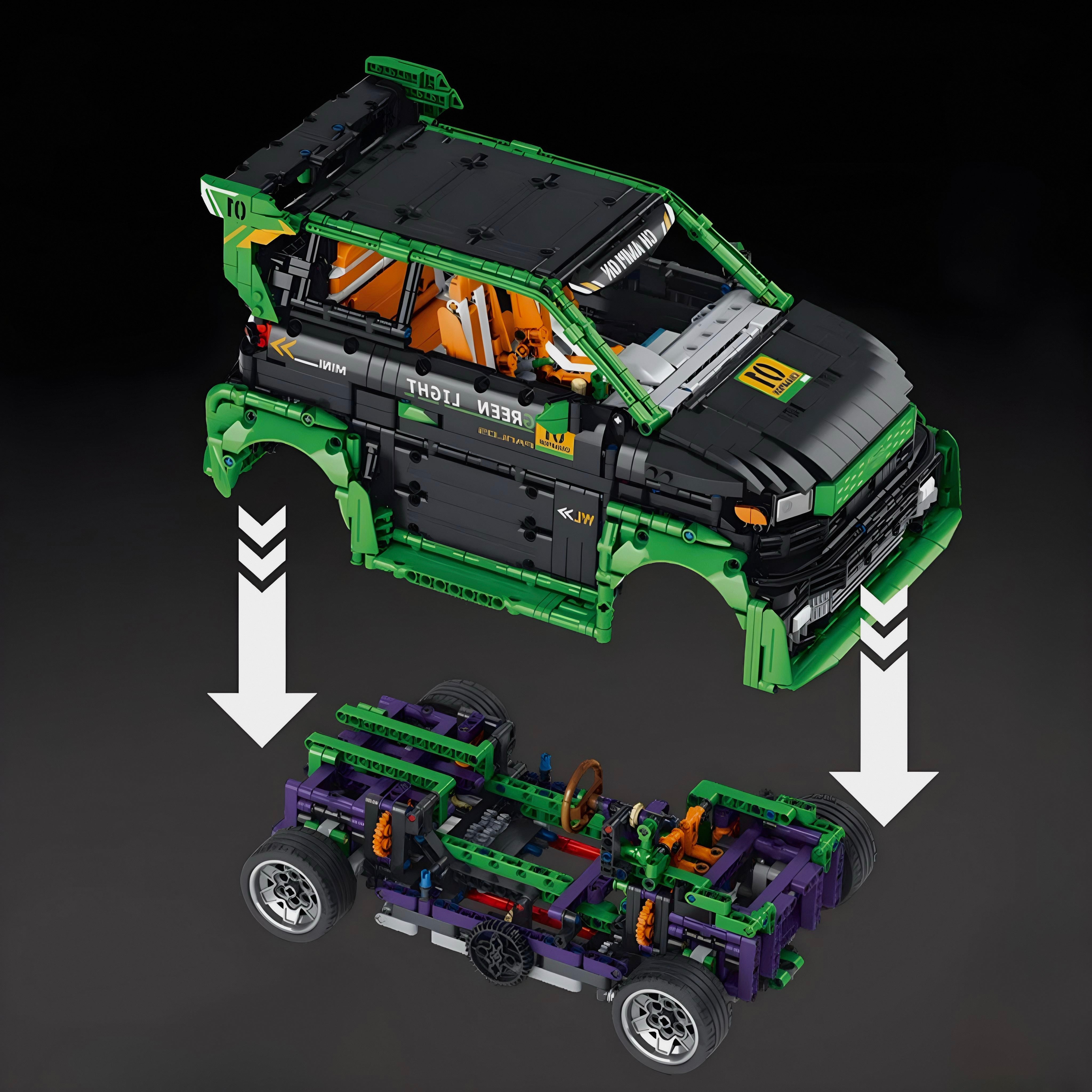 400BHP Baby Rocket | 2862pcs | Block World