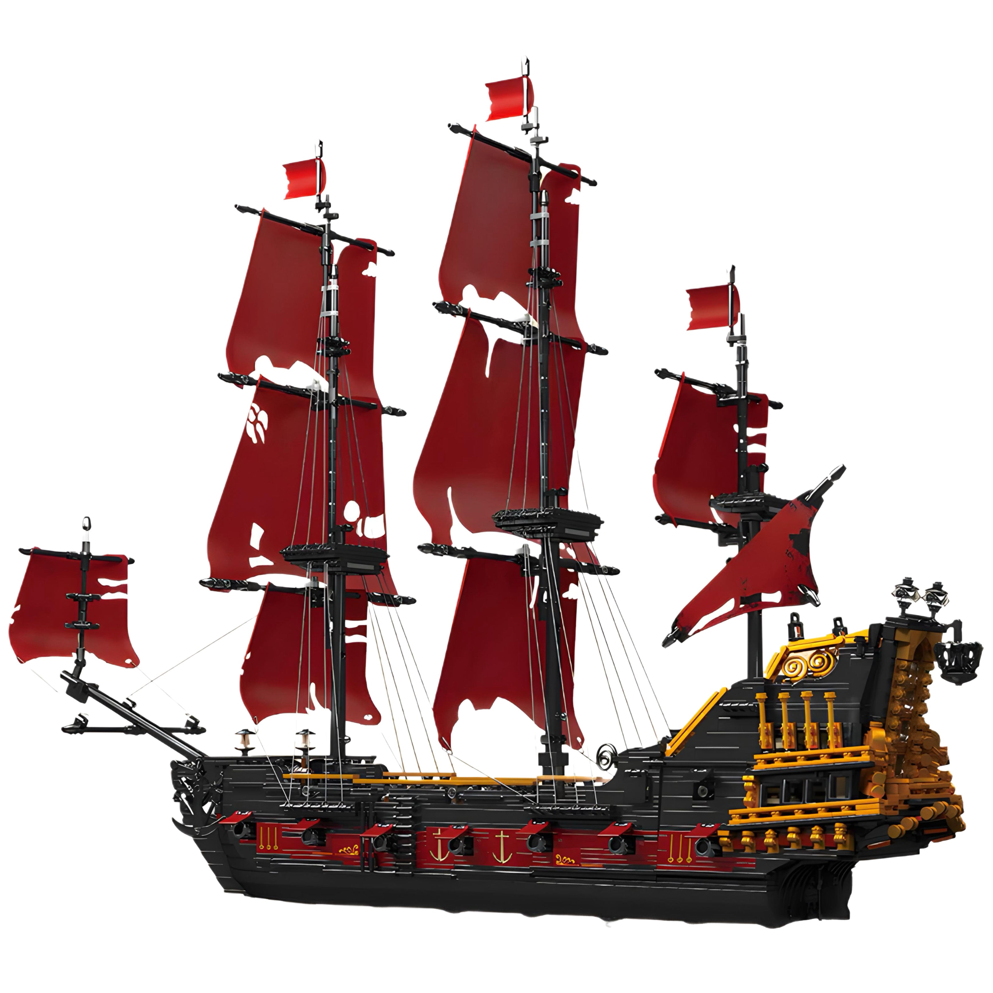 18th Century Pirate Ship | 3138pcs | Block World