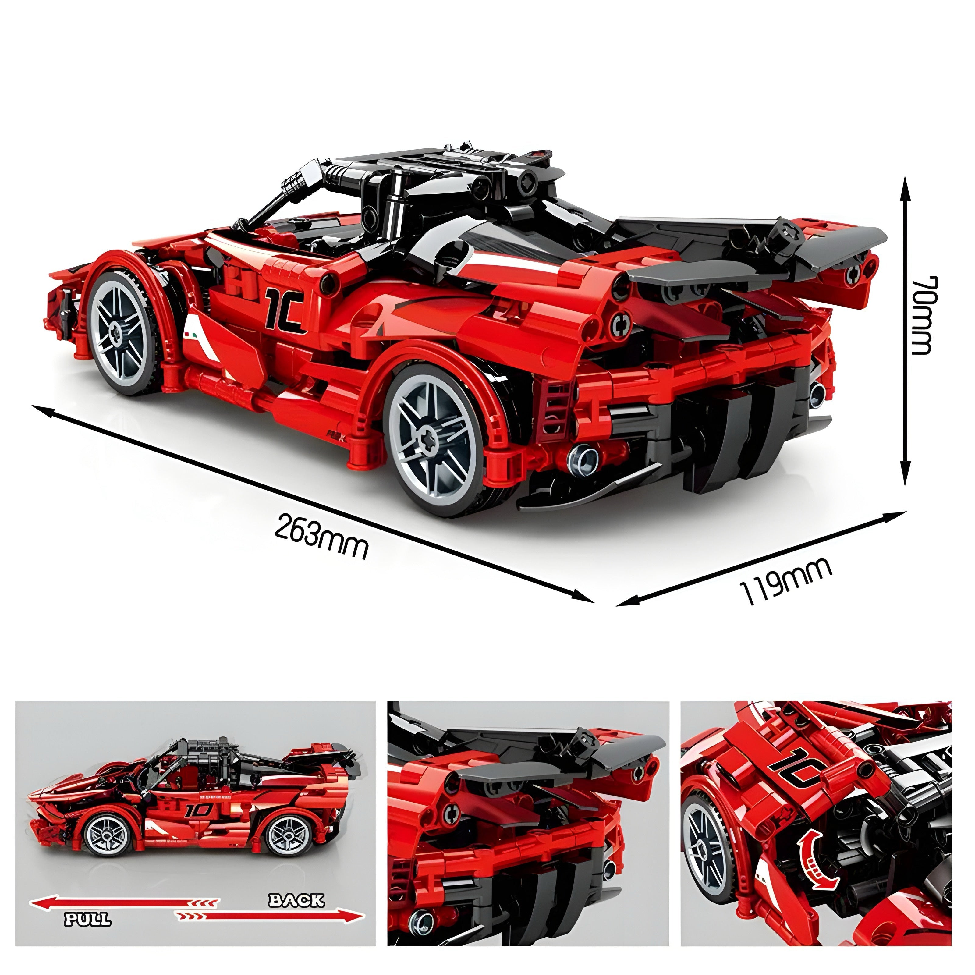 Italian Track Icon | 536pcs | Block World