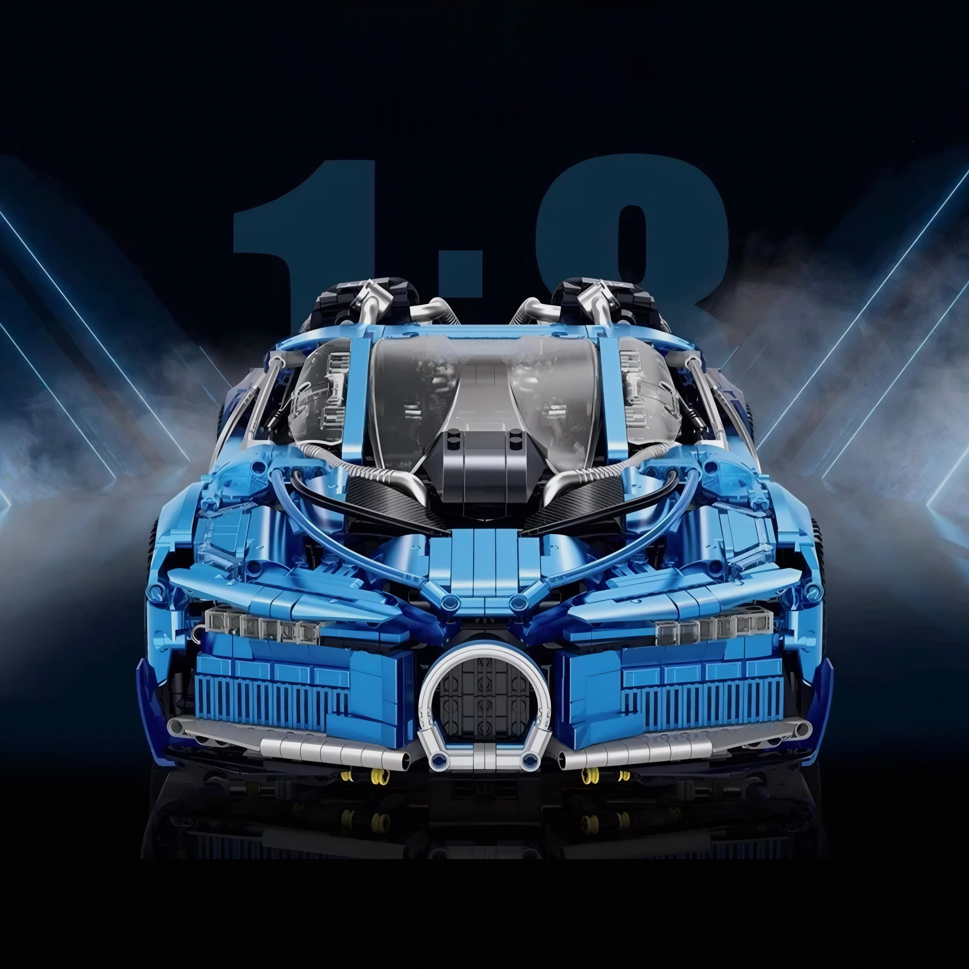 Jet Edition W16 Hypercar | 3686pcs | Block World