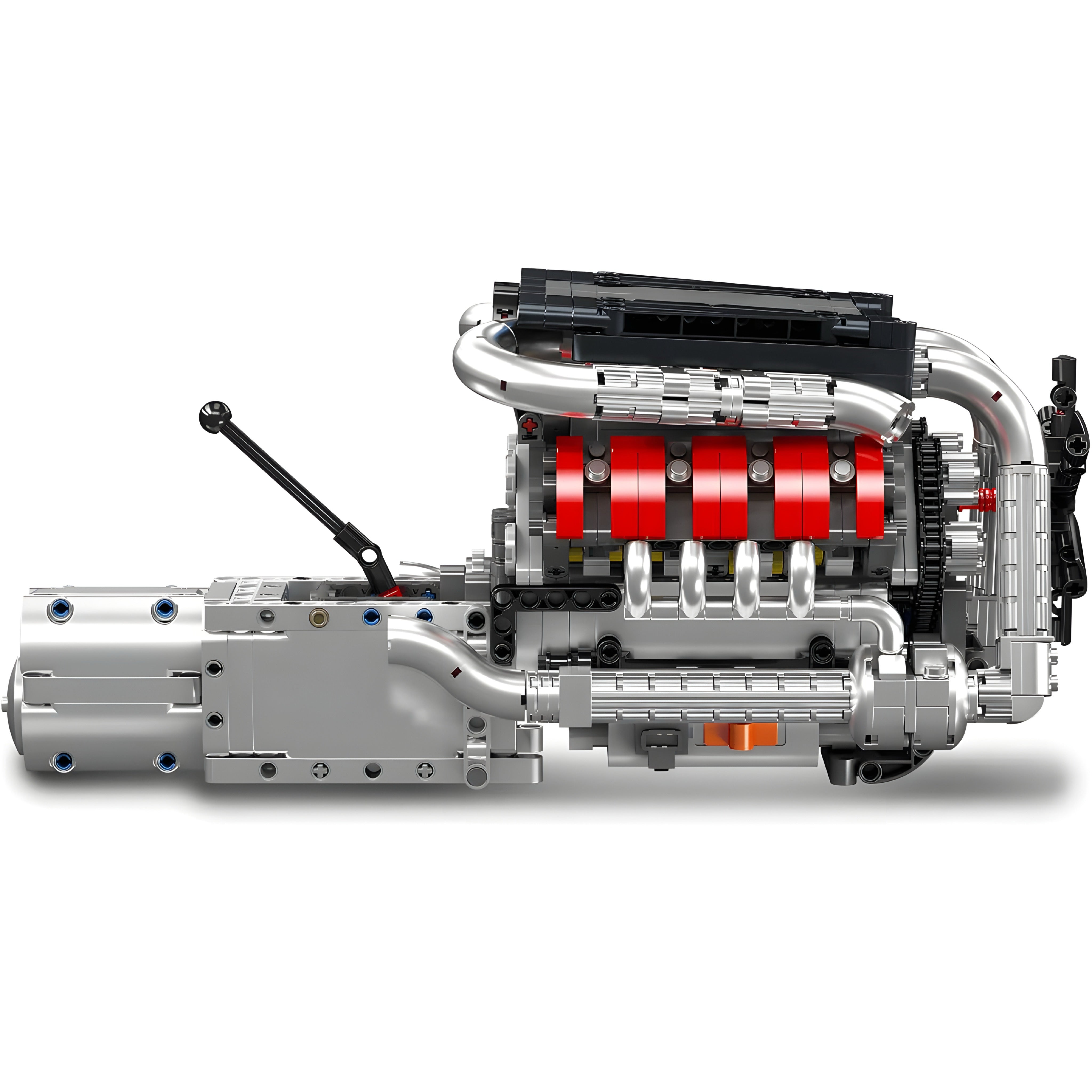 Motorised German V8 Engine & Gearbox | 1168pcs