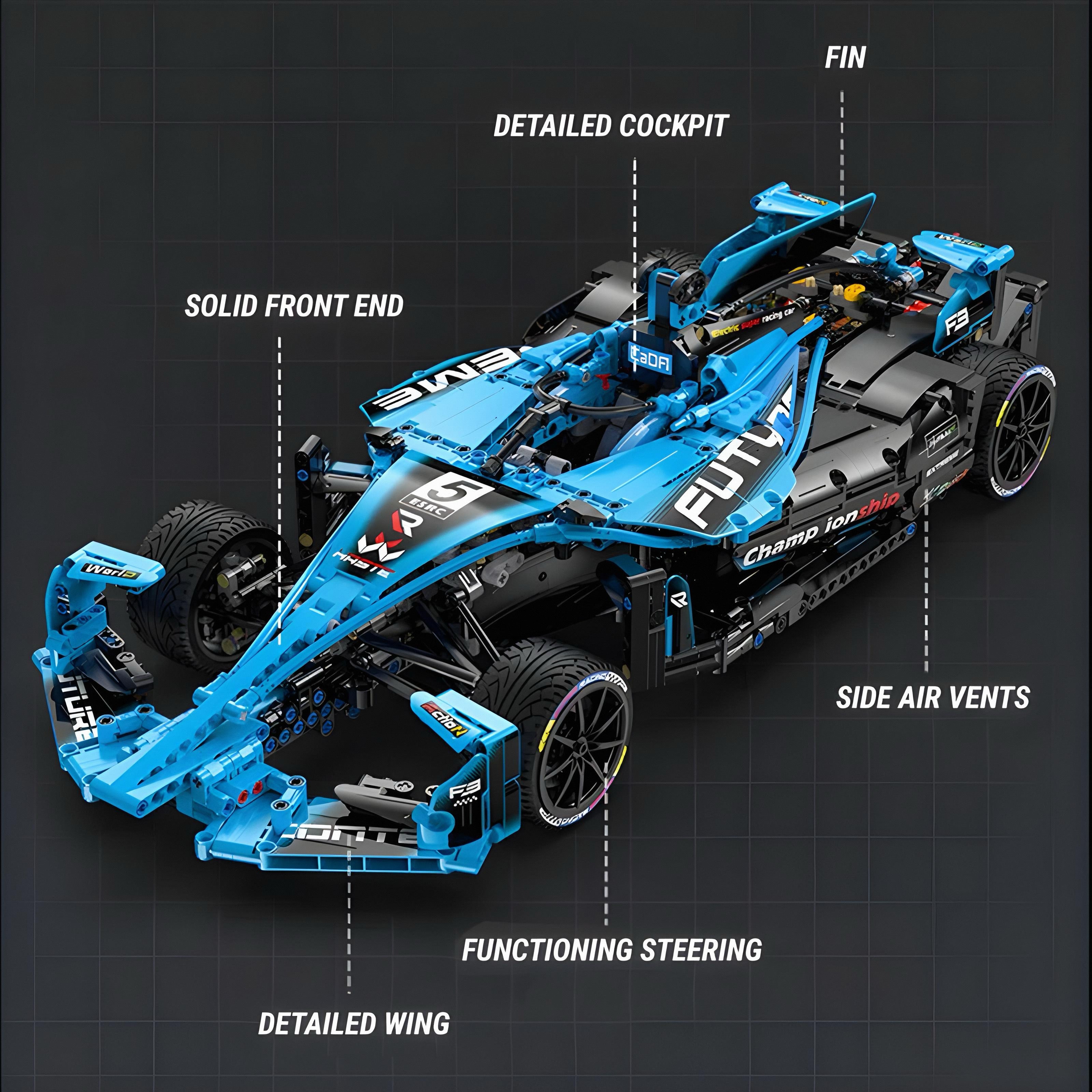 Gen 2 Electric Single Seater Race Car | 1666pcs