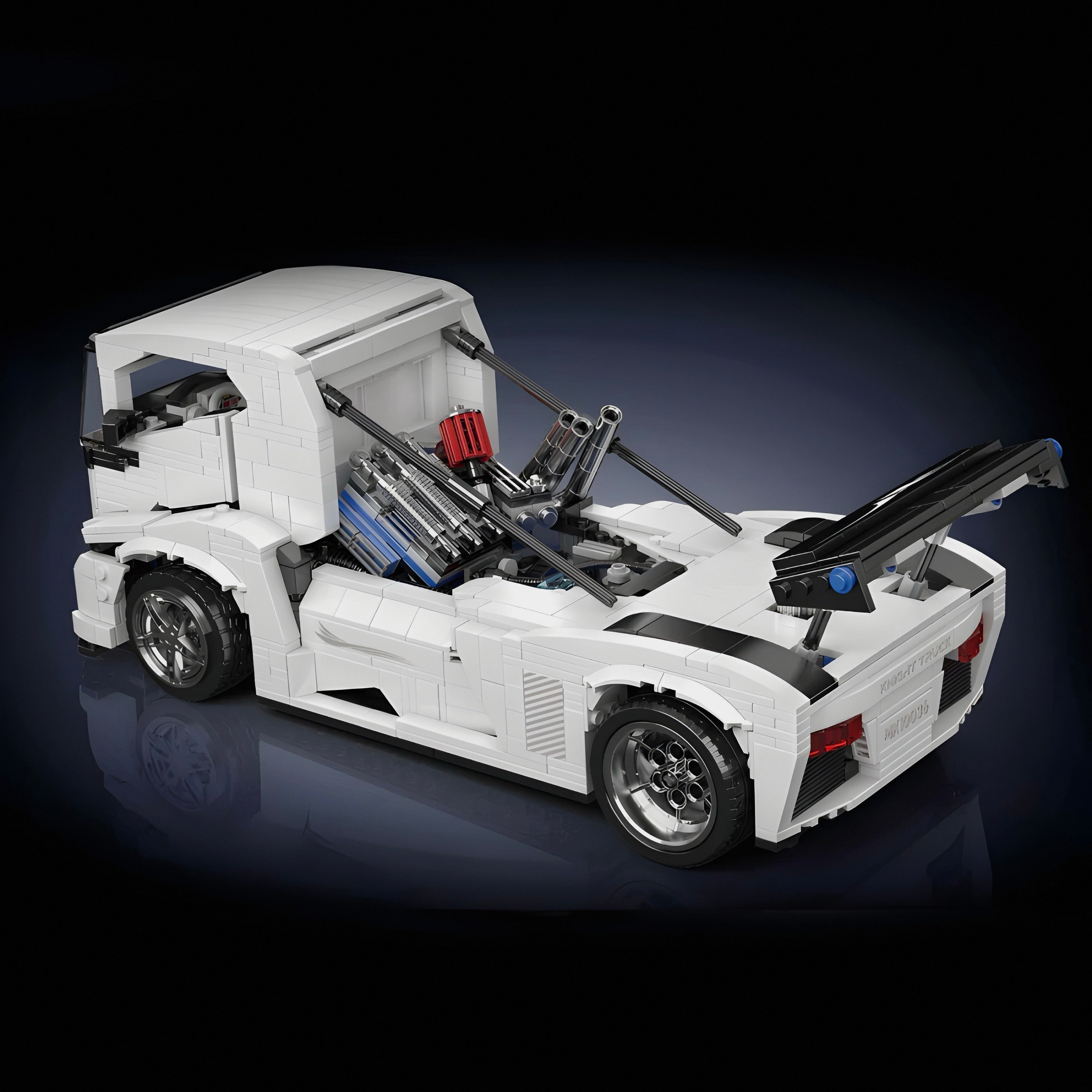 2,400HP "Iron Knight" Truck | 1606pcs | Block World