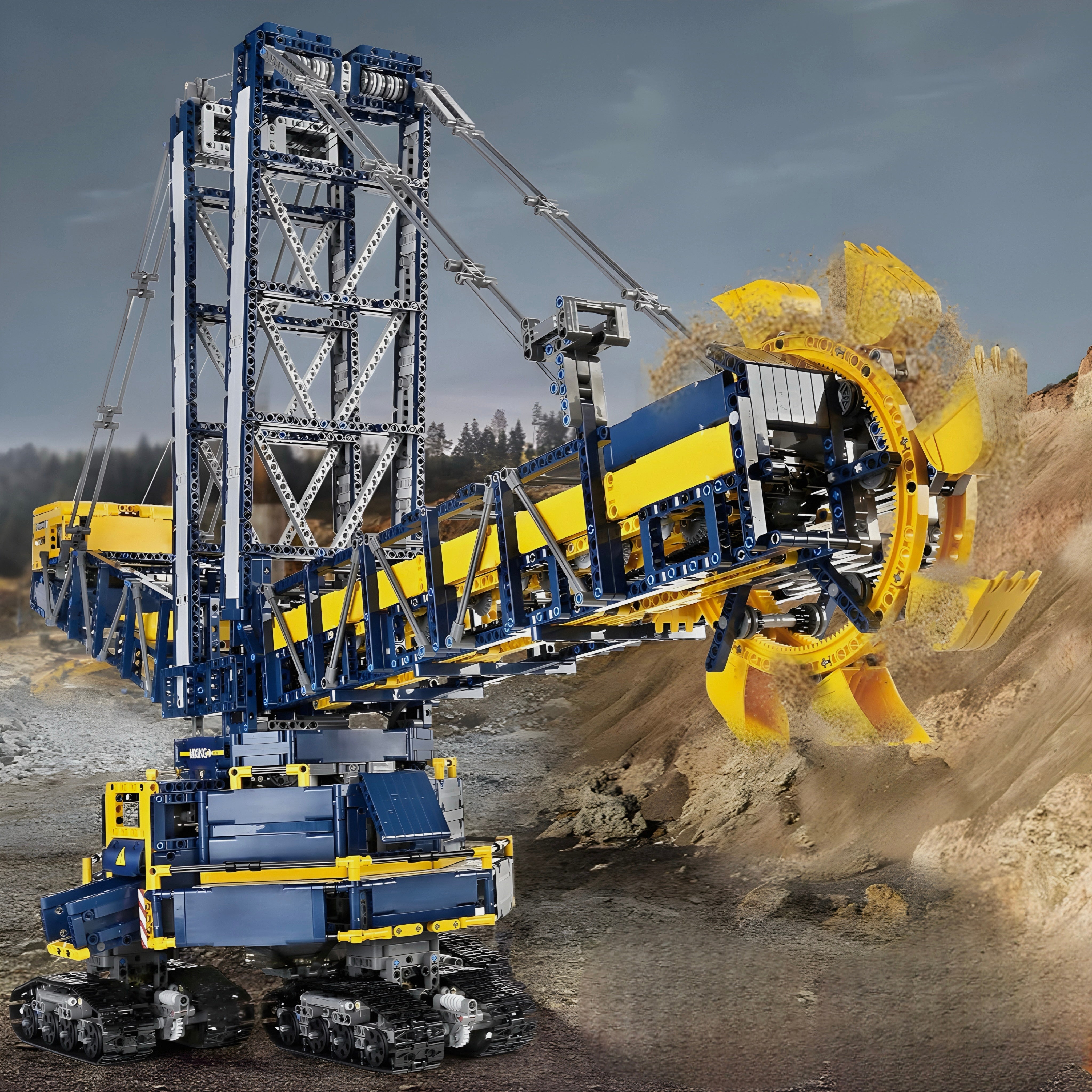 The Ultimate Bucket Wheel Excavator | 4588pcs
