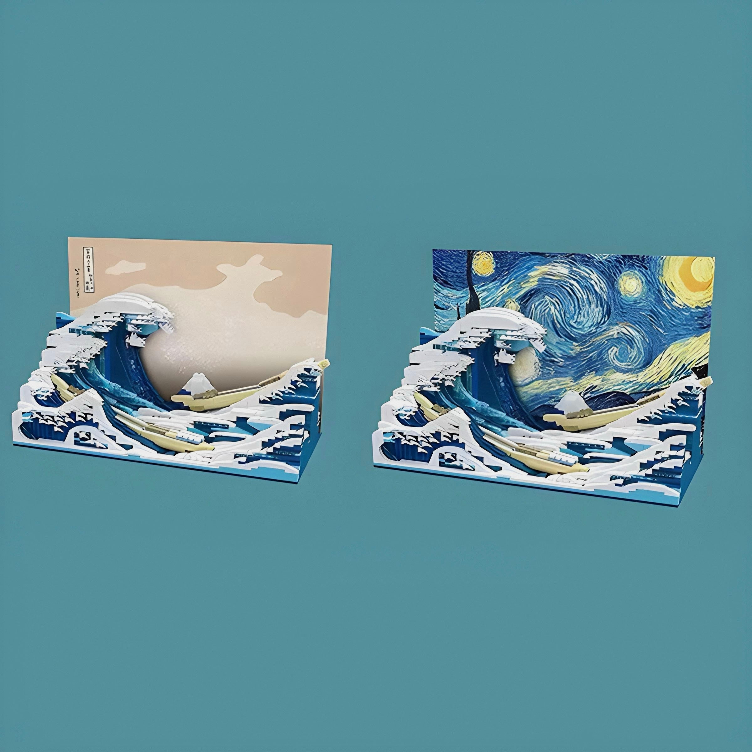 The Great Wave of Kanawaga | 1832pcs