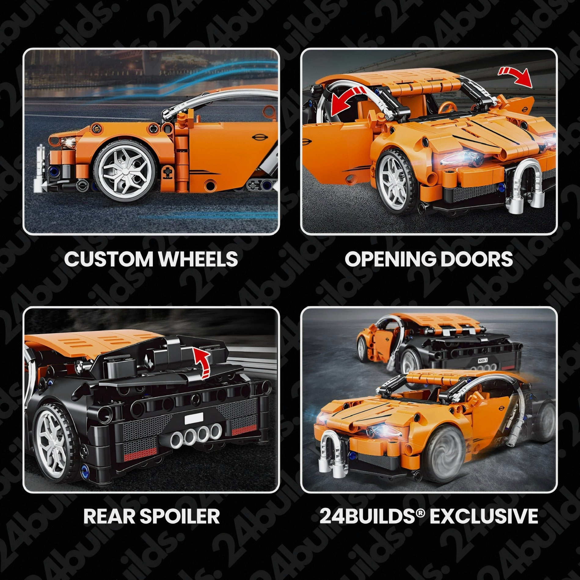 French Hypercar | 388pcs | Block World