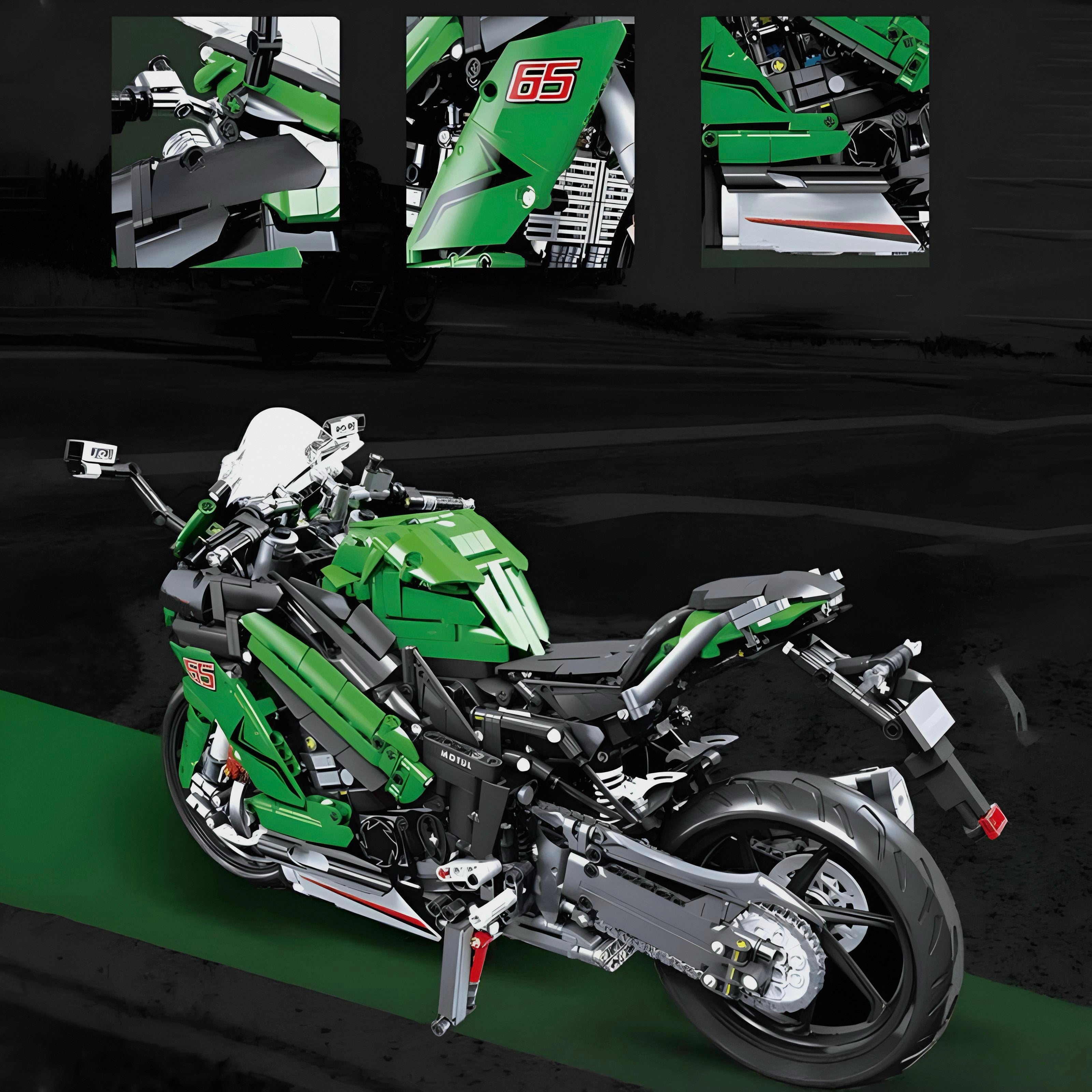 The Ultimate Ninja Zx-10r | 2304pcs
