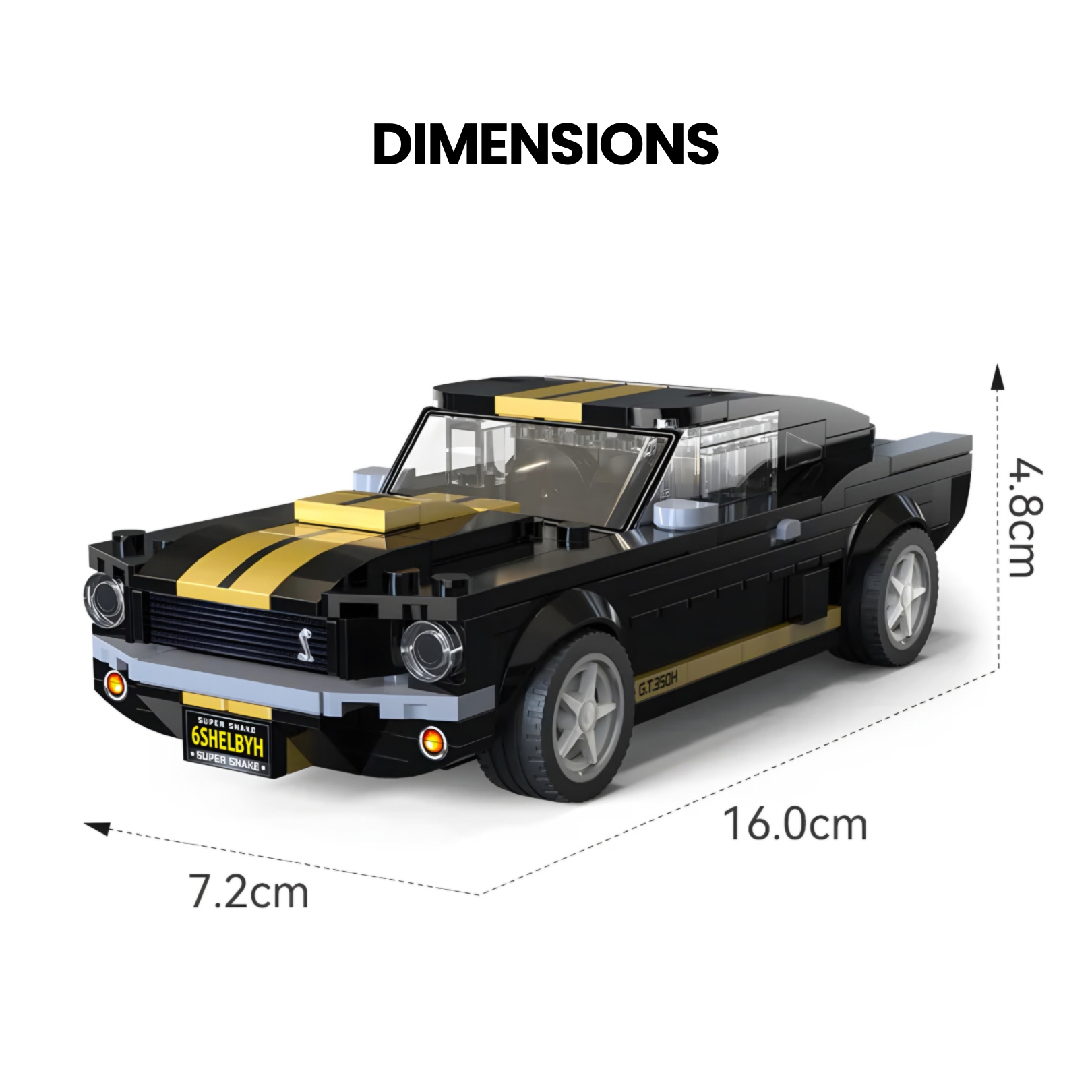 Shelby Gt350h | 286pcs