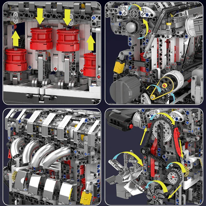 Motorised L4 Gasoline Engine | 1786pcs