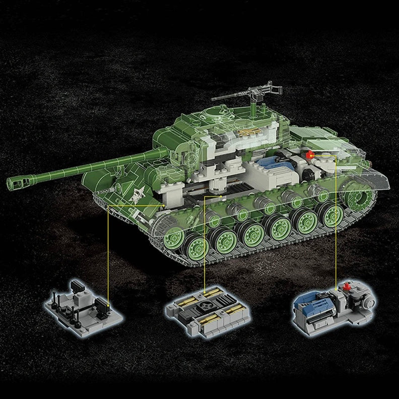 M26 Pershing Hevy Tank | 1704pcs