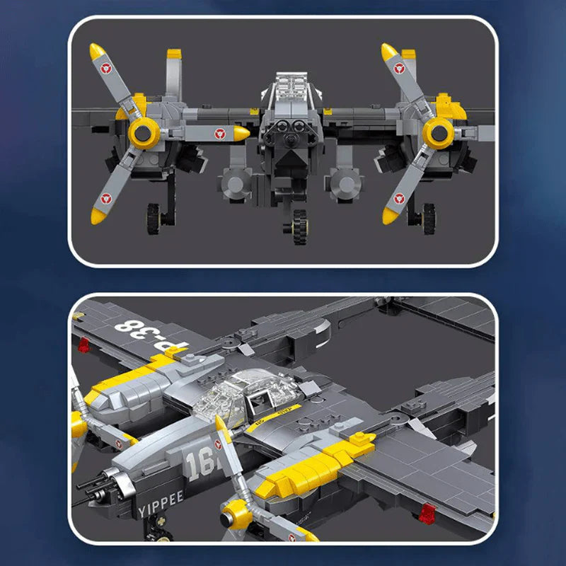 P-38 Fighter | 942pcs