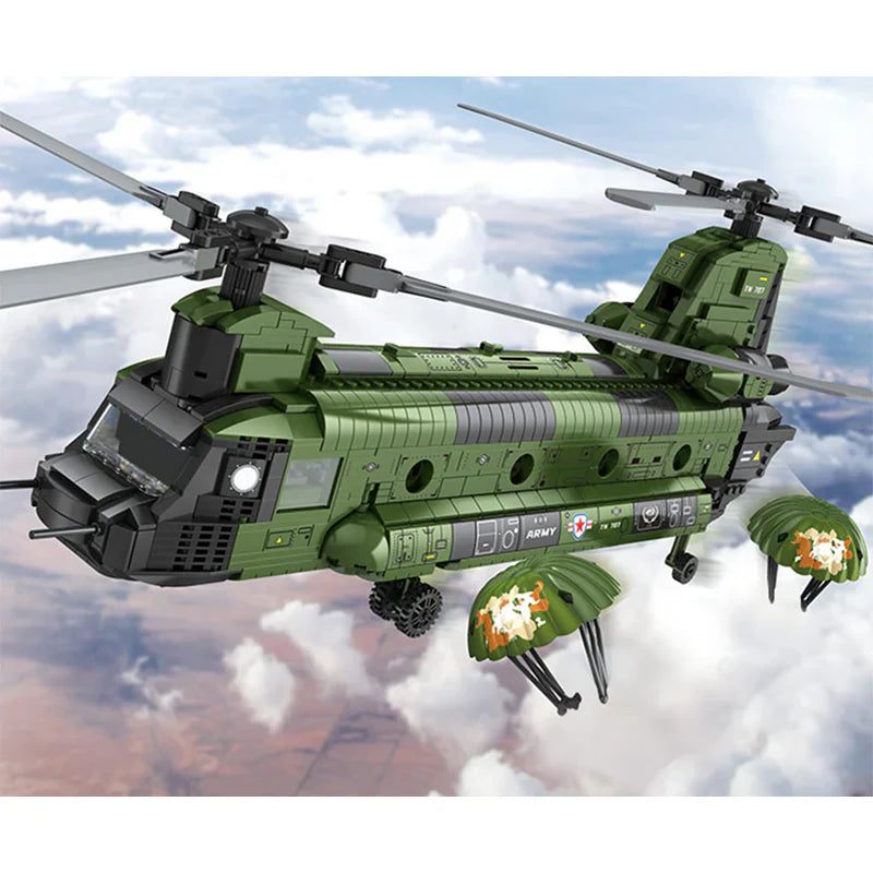 CH-47 Transport Helicopter | 1622pcs | Block World