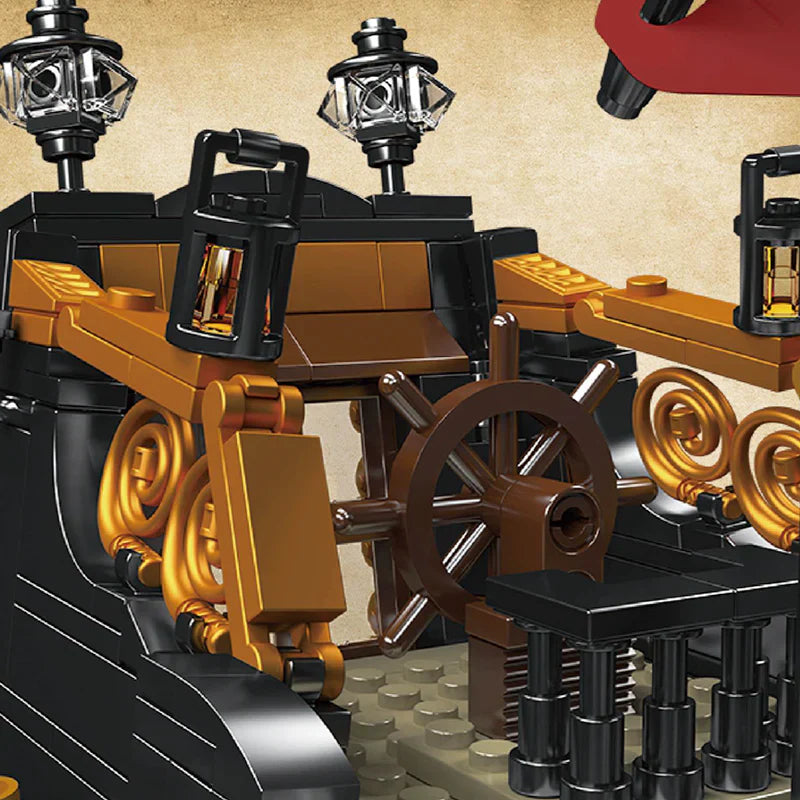 18th Century Pirate Ship | 3138pcs