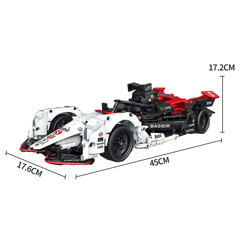 Gen 2 Electric Single Seater Race Car | 1628pc | Block World