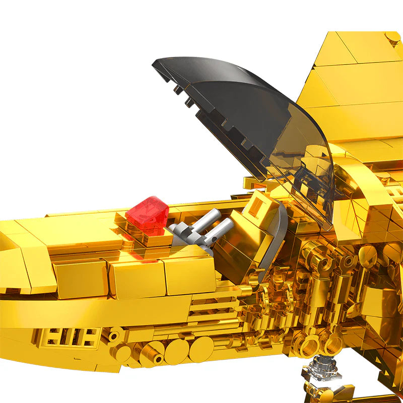 Gold Edition J-20 Stealth Fighter | 1202pcs