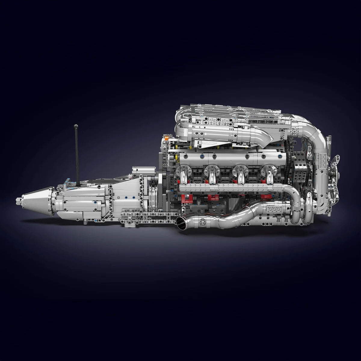 The Ultimate Chrome 5.5L V8 Engine & Gearbox | 2898pcs