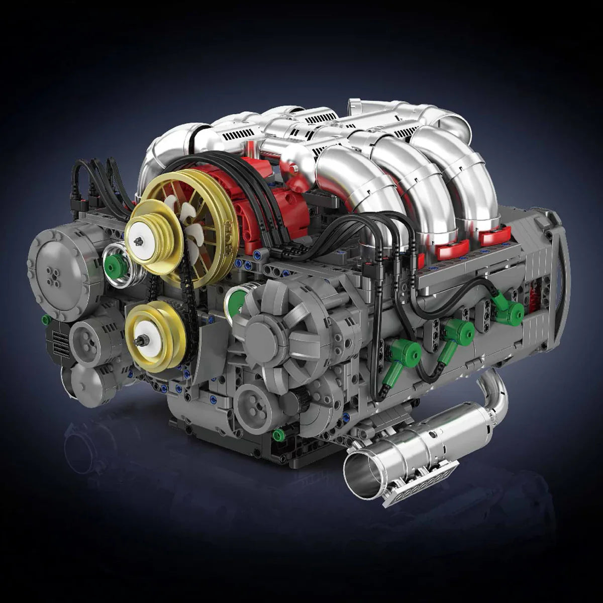 Motorised Flat 6 Engine | 2376pcs