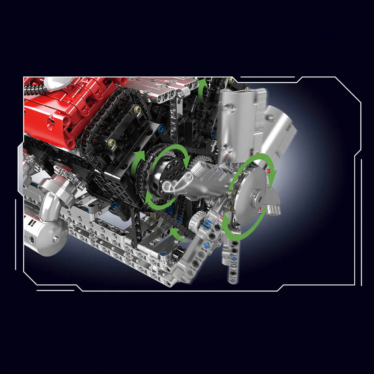 The Ultimate V12 Engine & Gearbox | 3472pcs