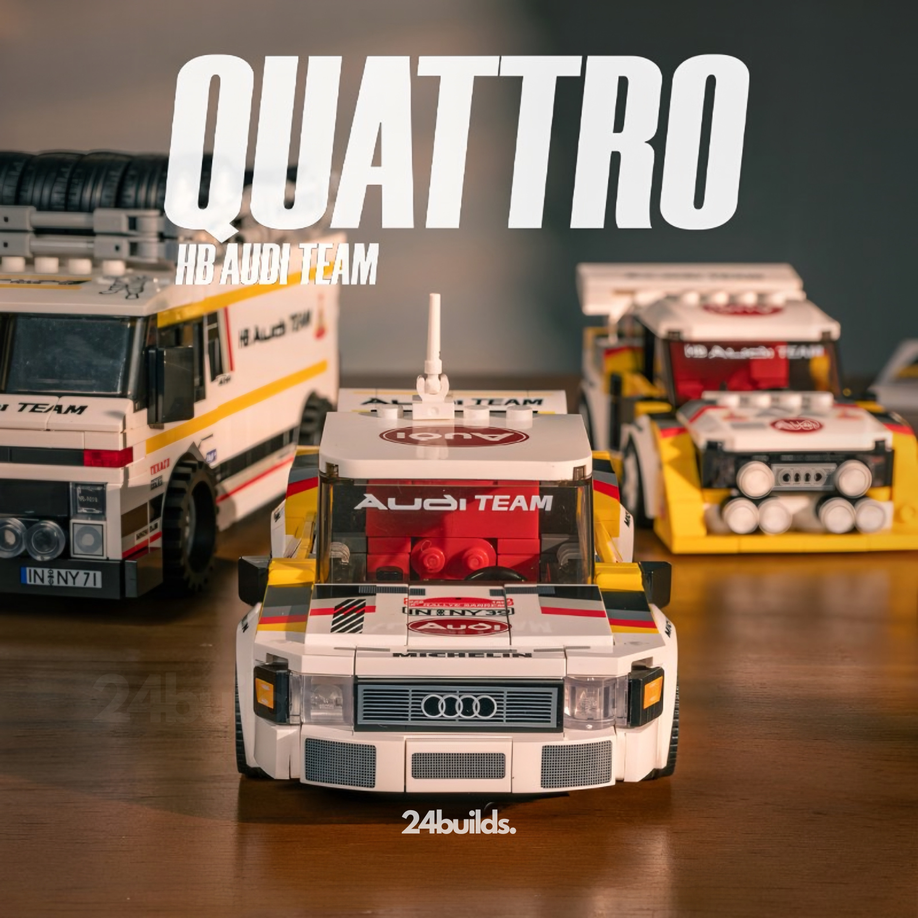 HB Audi WRC Team Bundle | 1362pcs | Block World