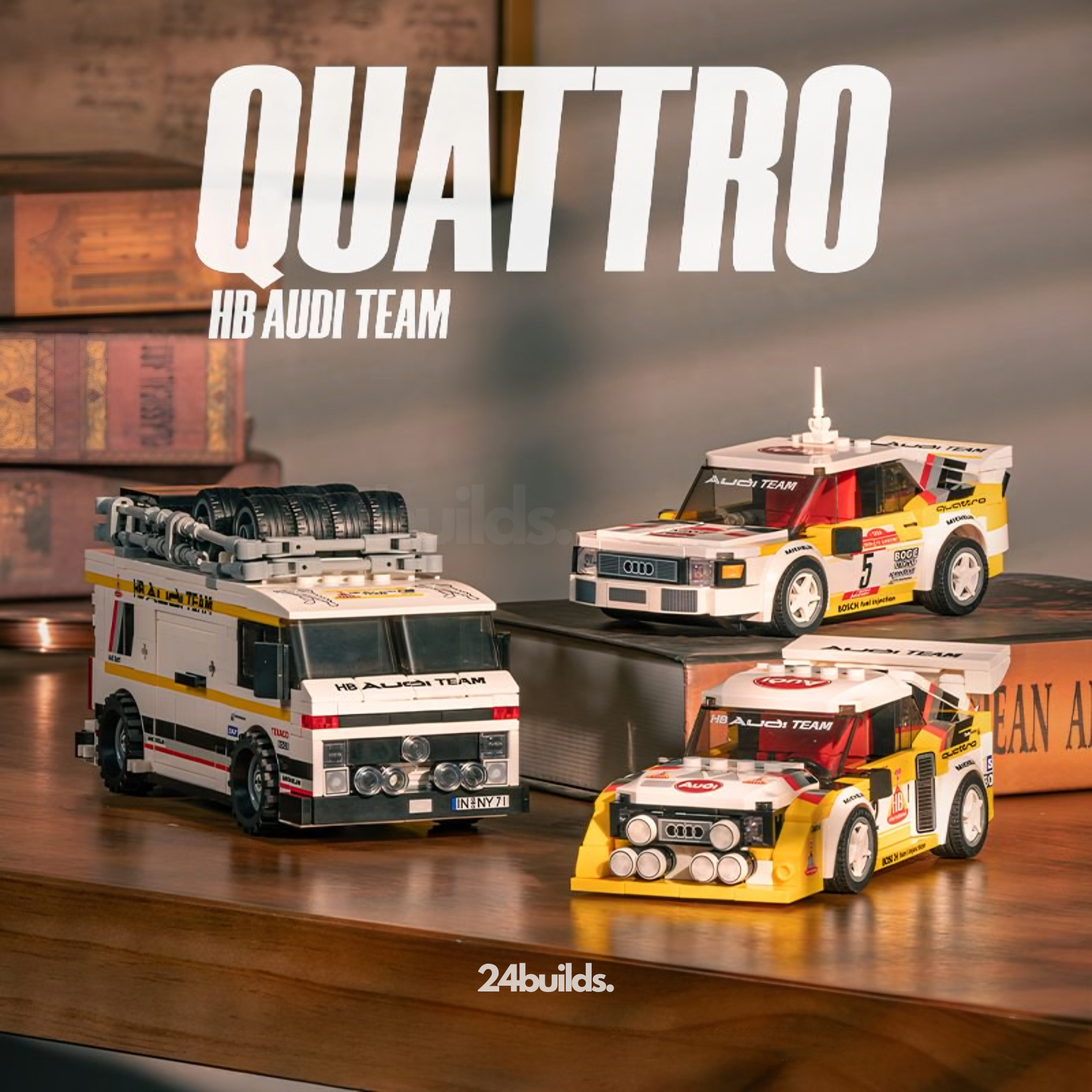 HB Audi WRC Team Bundle | 1362pcs | Block World