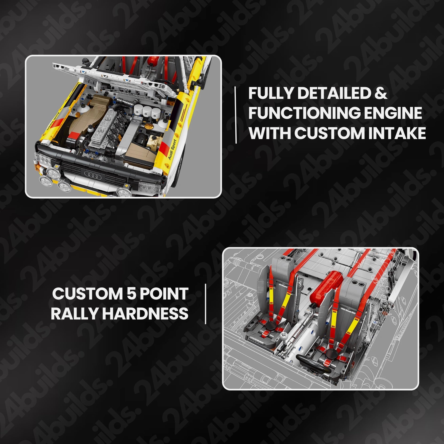 Audi Rally Quattro Group B 1984 | 3886pcs | Block World