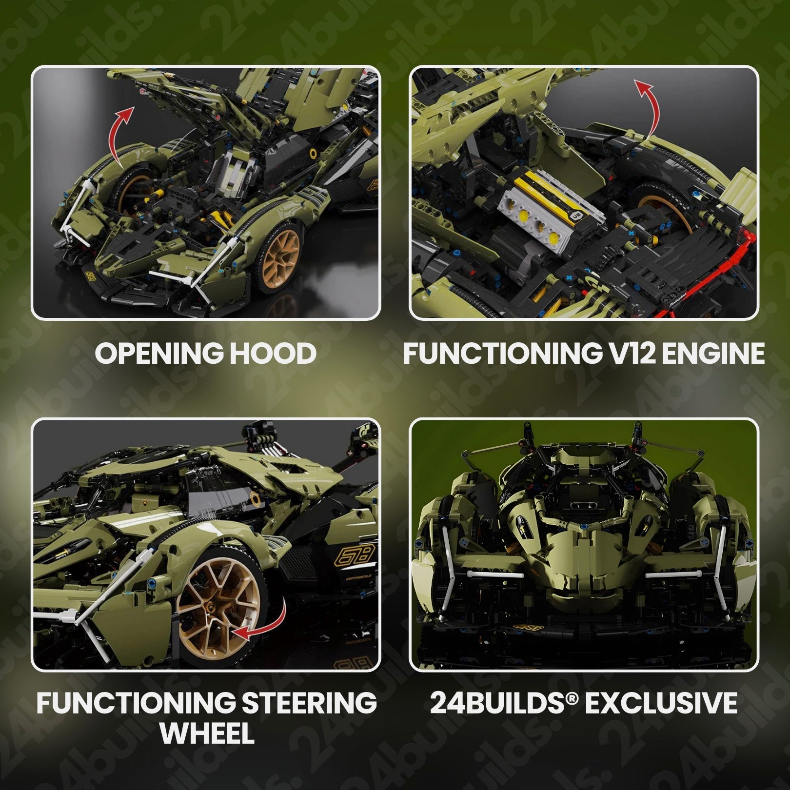 The Ultimate Italian V12 Concept | 2574pcs